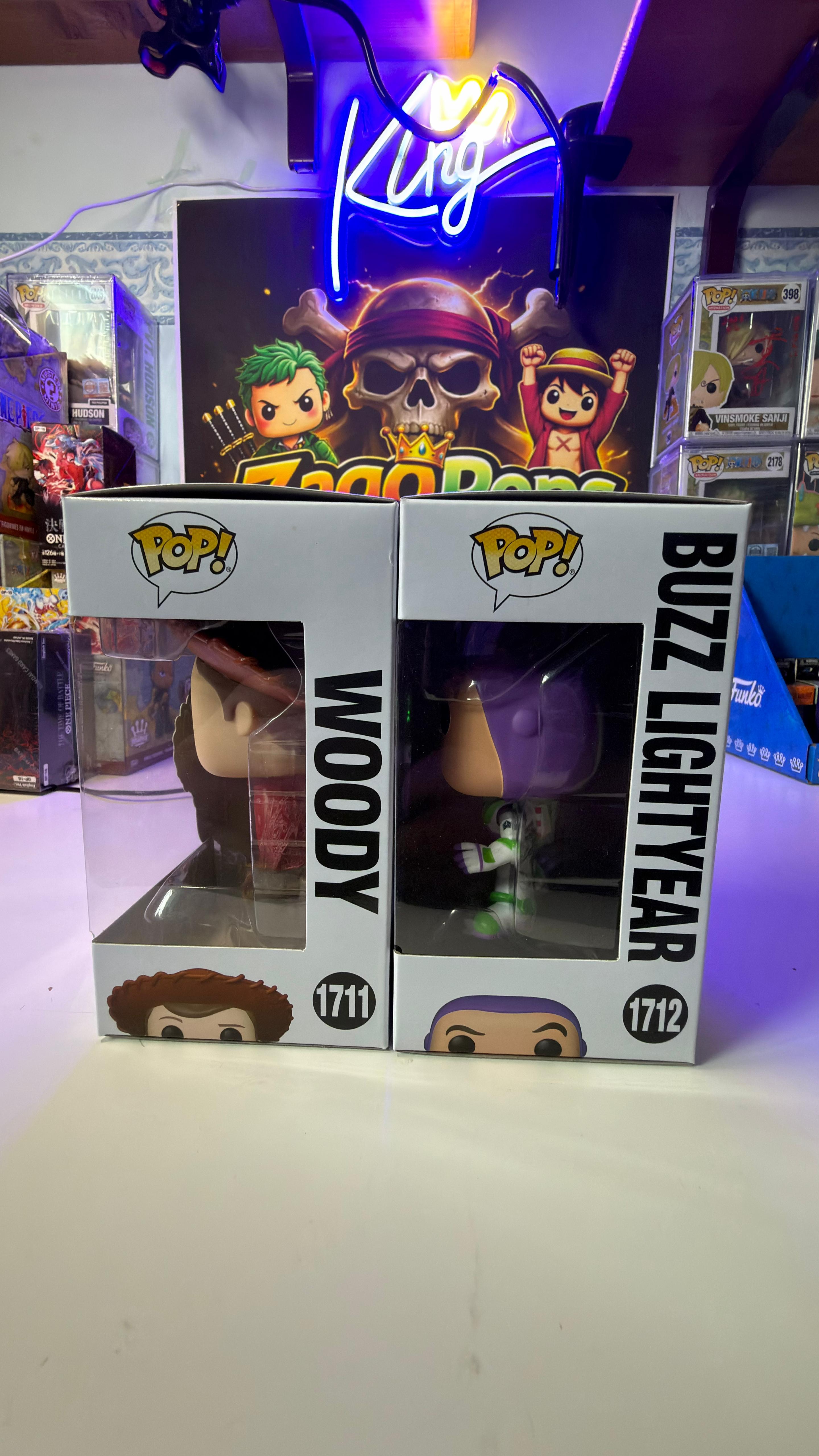 Funko Pop Bundle Toy Story Woody & Buzz 1711 1712