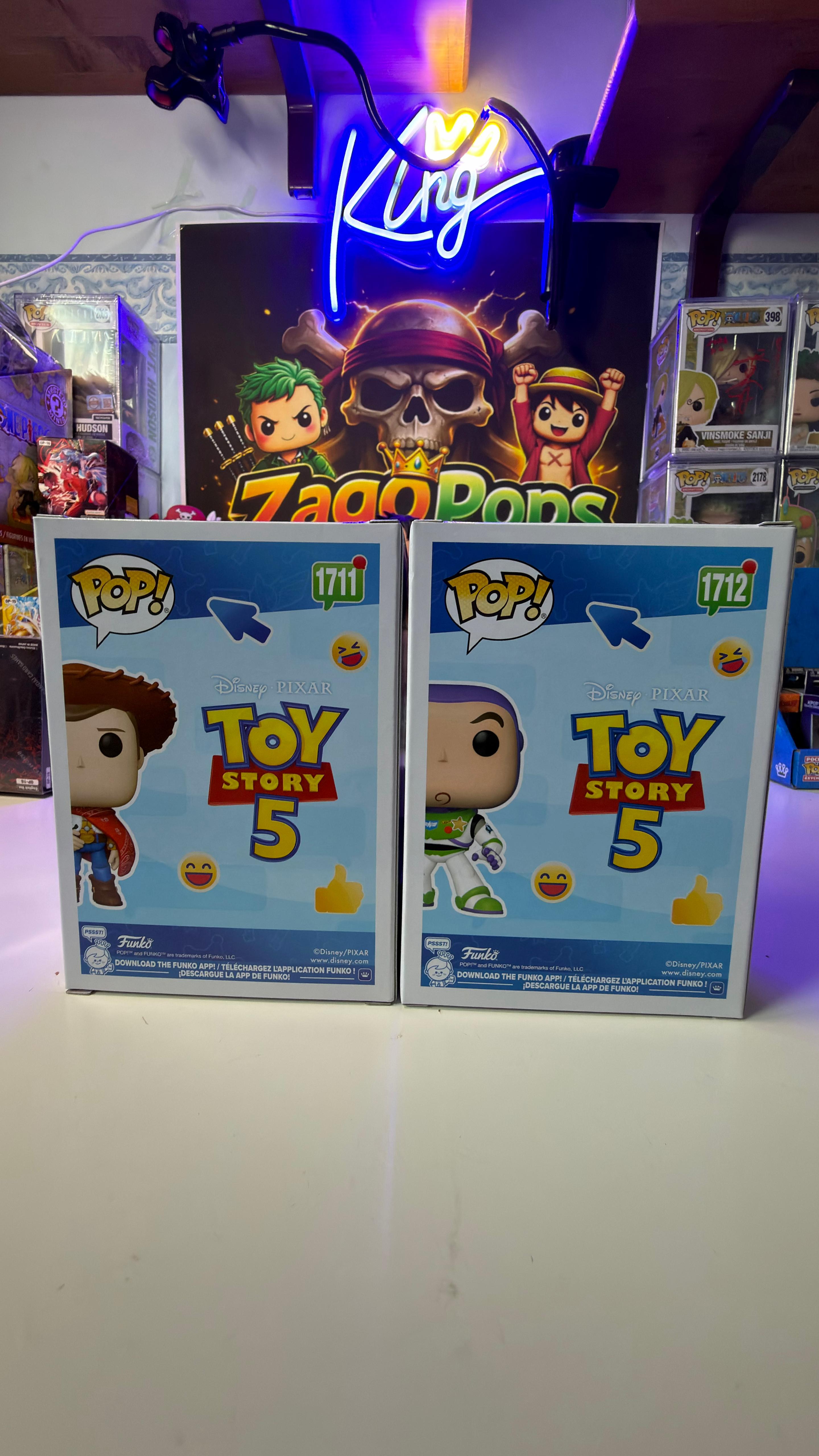 Funko Pop Bundle Toy Story Woody & Buzz 1711 1712