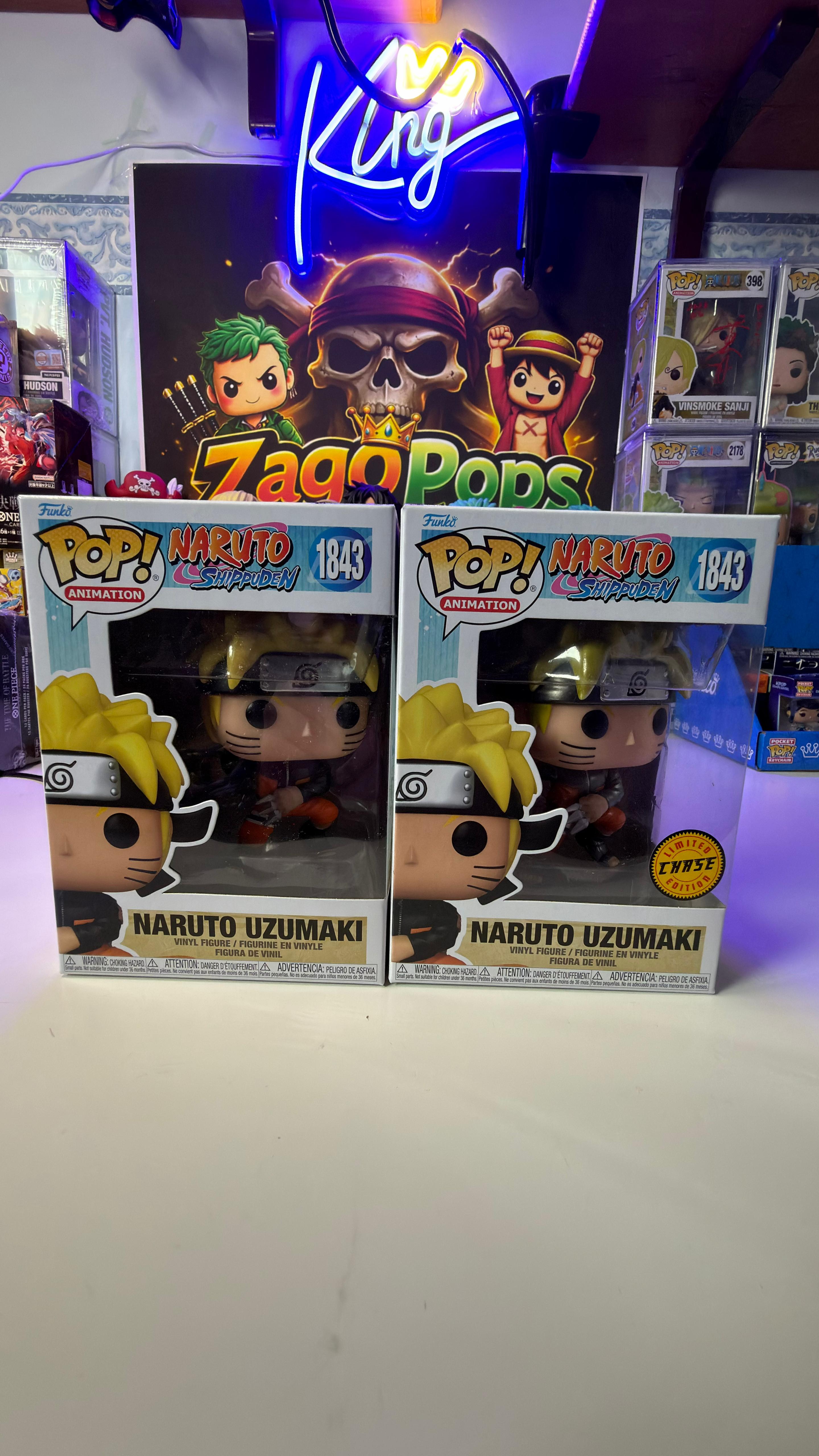 Funko Pop Bundle Naurto Uzamaki 1843 Chase