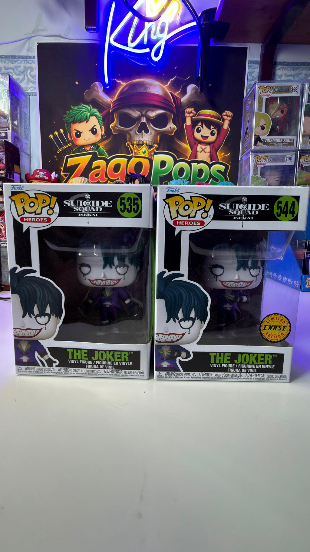 Funko Pop Bundle The Joker 535 544 Chase
