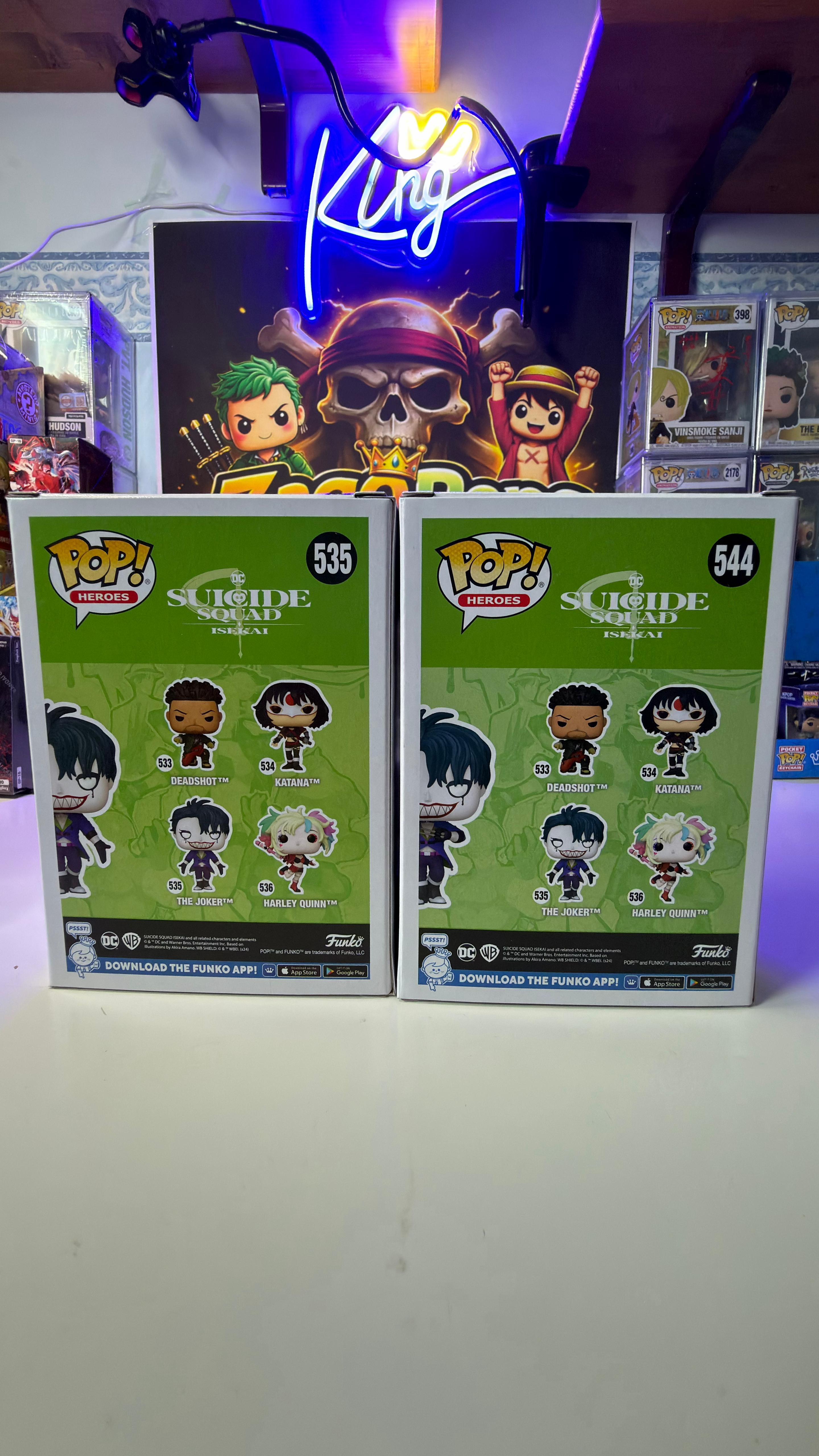 Funko Pop Bundle The Joker 535 544 Chase