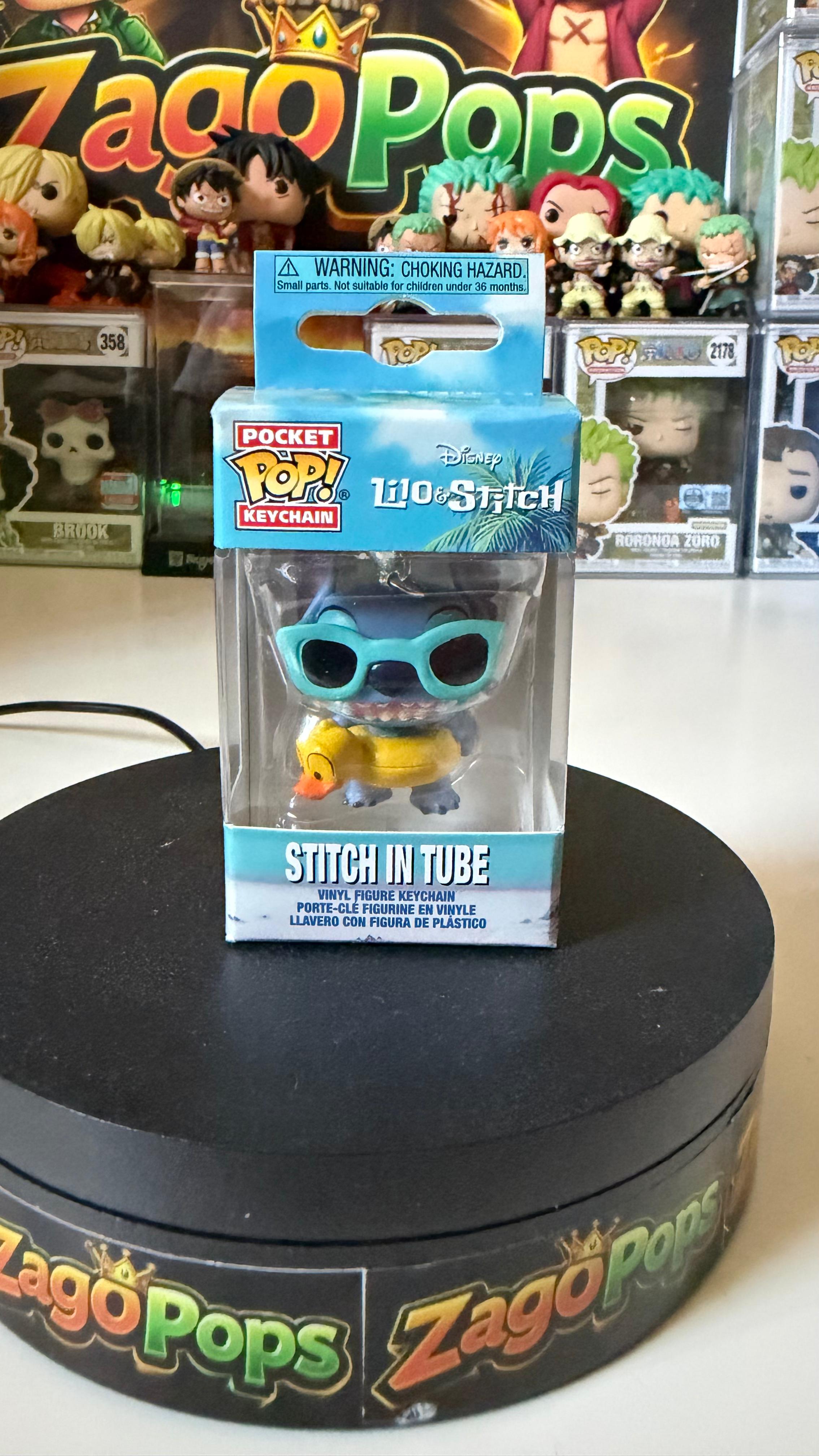 Pocket Pop Keychain Stitch in tube Lilo & Stitch Portachiavi