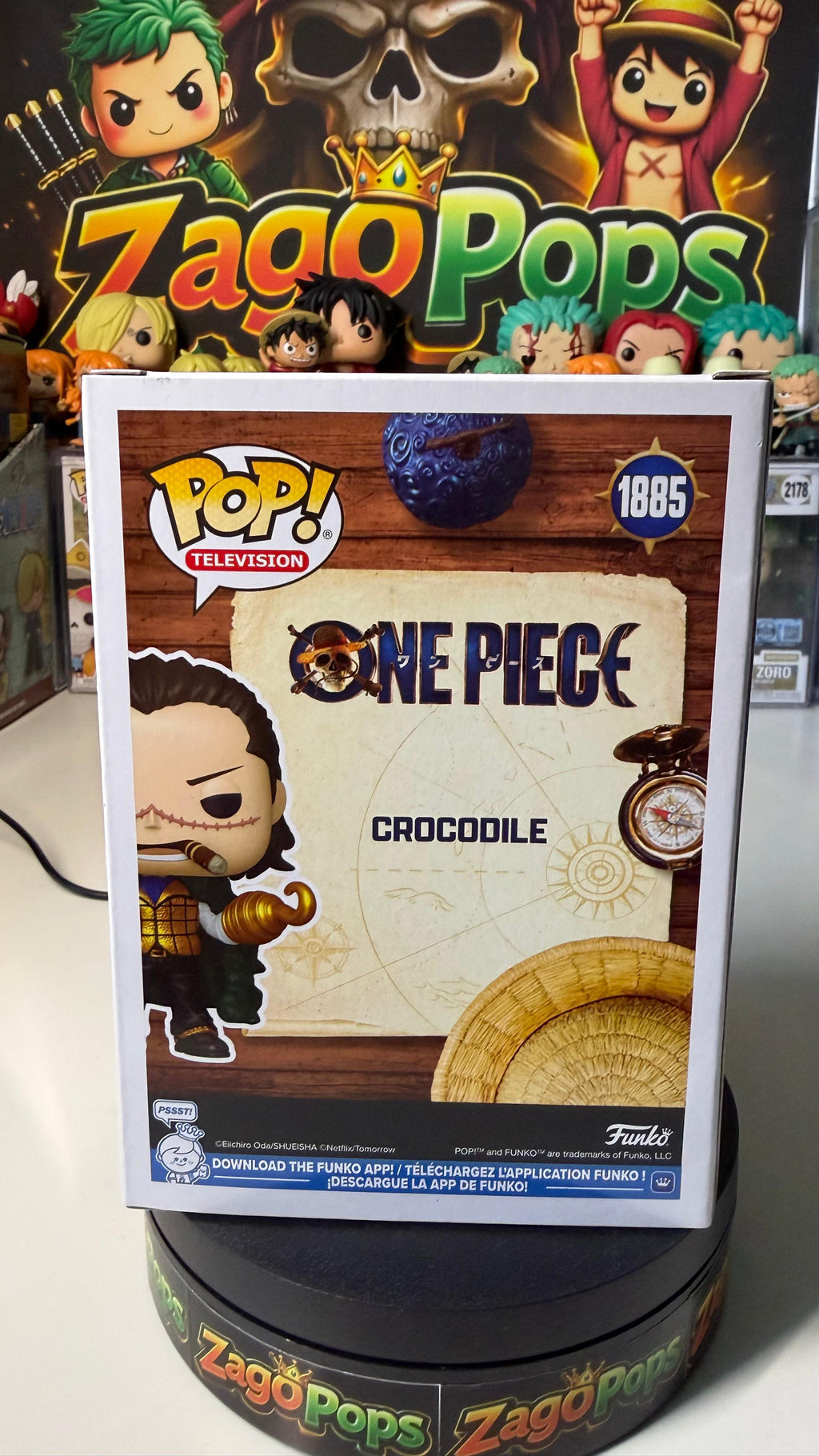 Funko Pop Crocodile 1885 Chalice Exclusive One Piece Netflix