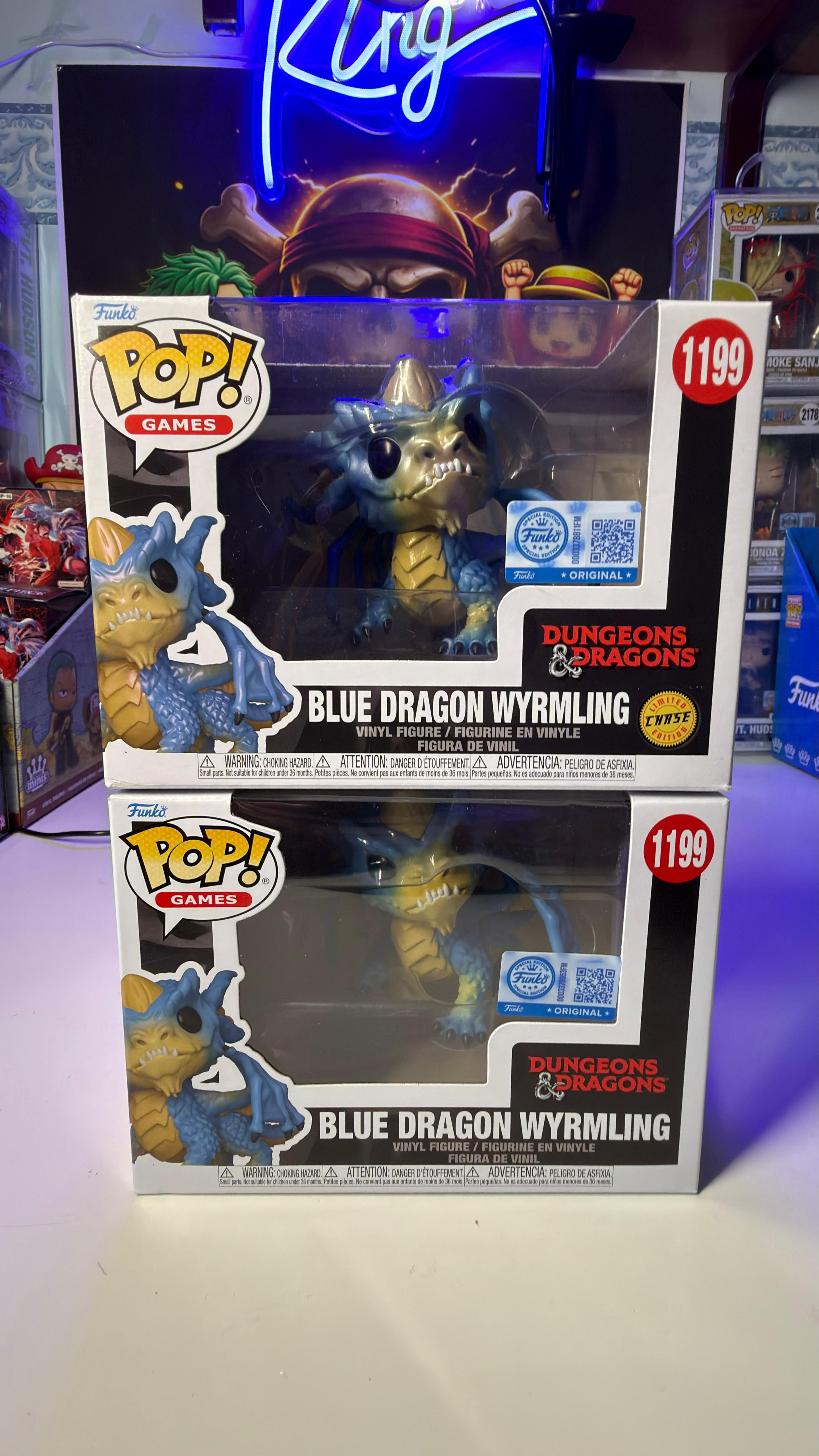 Funko Pop Bundle Blue Dragon Wyrmling 1199 Chase Dungeons & Dragons