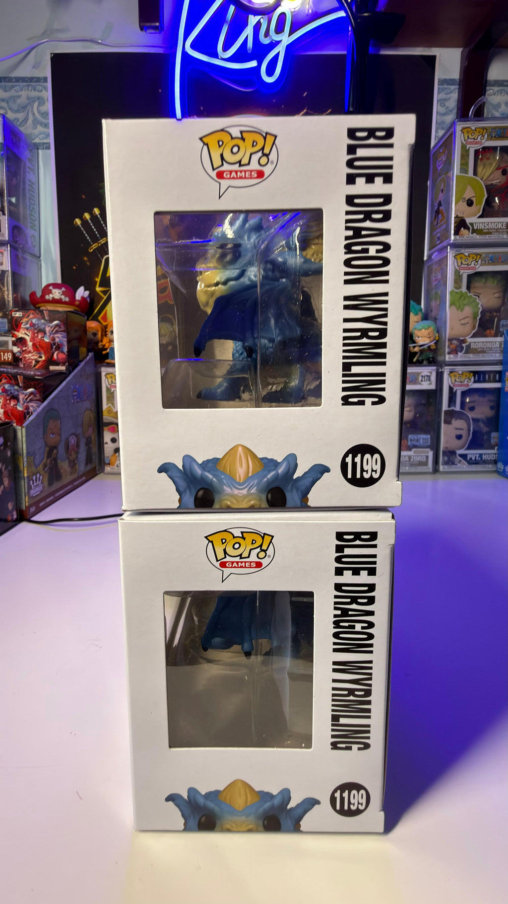Funko Pop Bundle Blue Dragon Wyrmling 1199 Chase Dungeons & Dragons