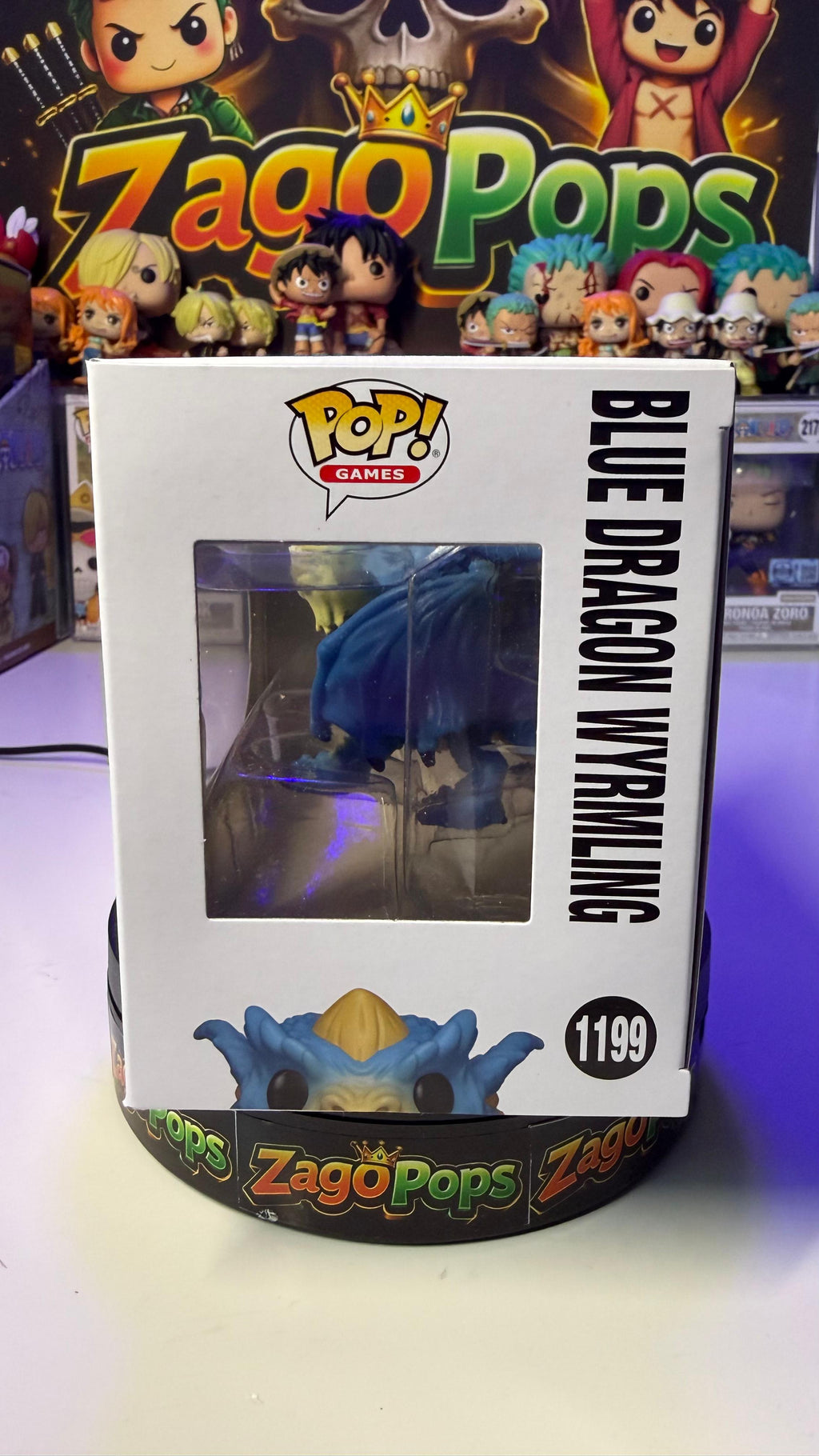 Funko Pop Blue Dragon Wyrmling 1199 Dungeons & Dragons