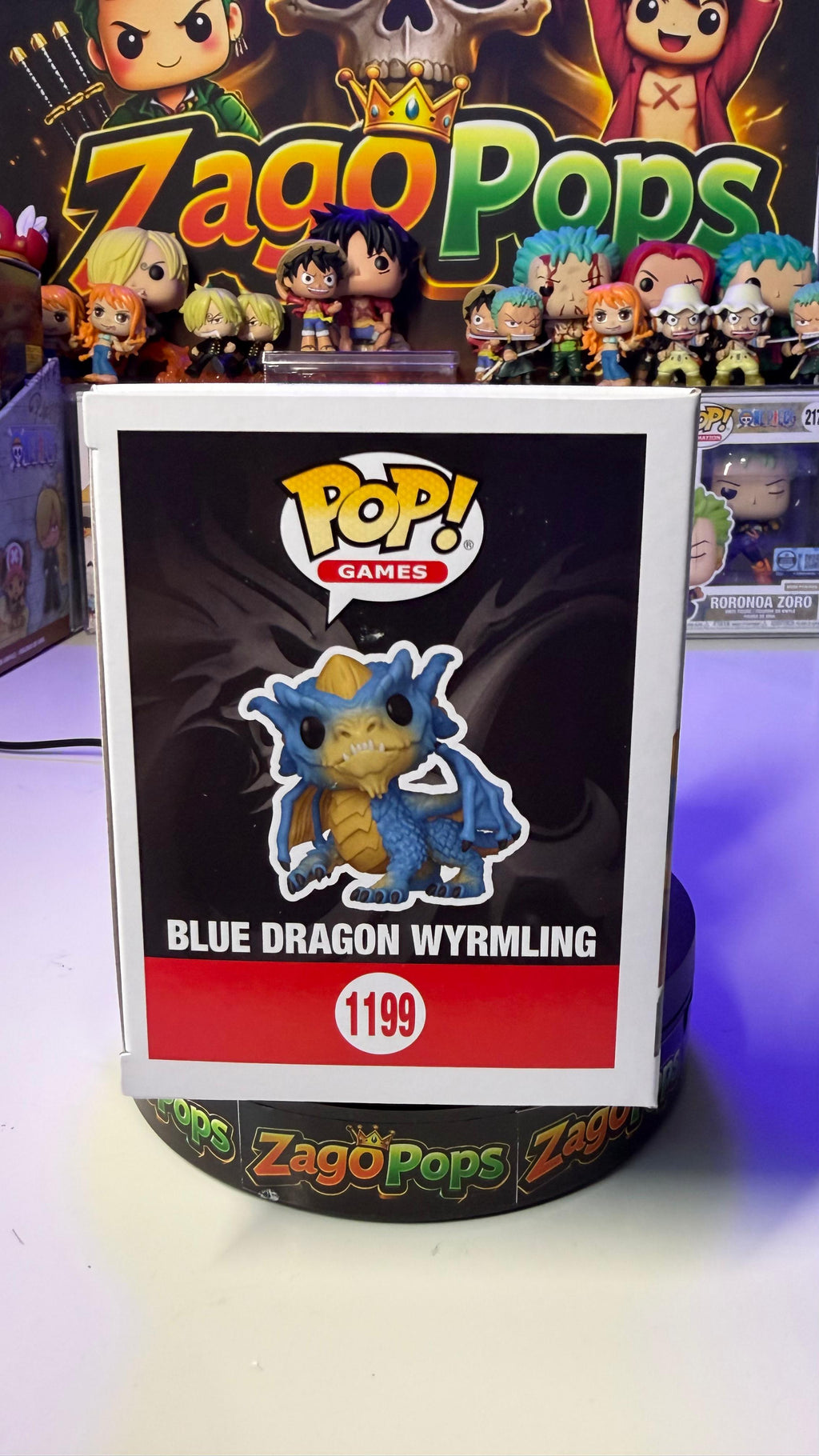 Funko Pop Blue Dragon Wyrmling 1199 Dungeons & Dragons