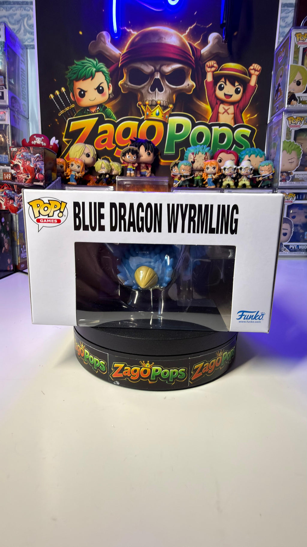 Funko Pop Blue Dragon Wyrmling 1199 Dungeons & Dragons