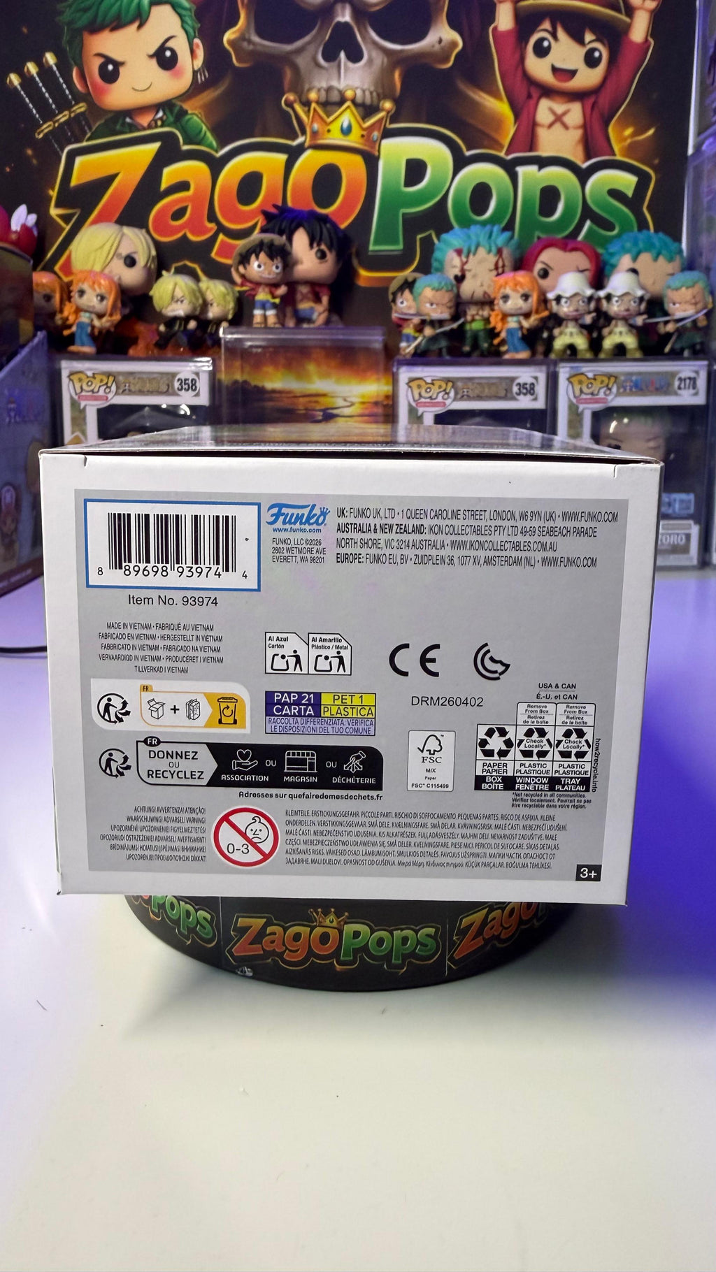 Funko Pop Brook 2325 One Piece