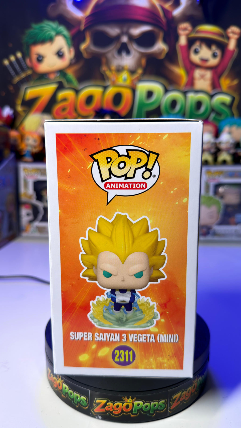 Funko Pop Super Saiyan 3 Vegeta (Mini) 2311 Dragon Ball