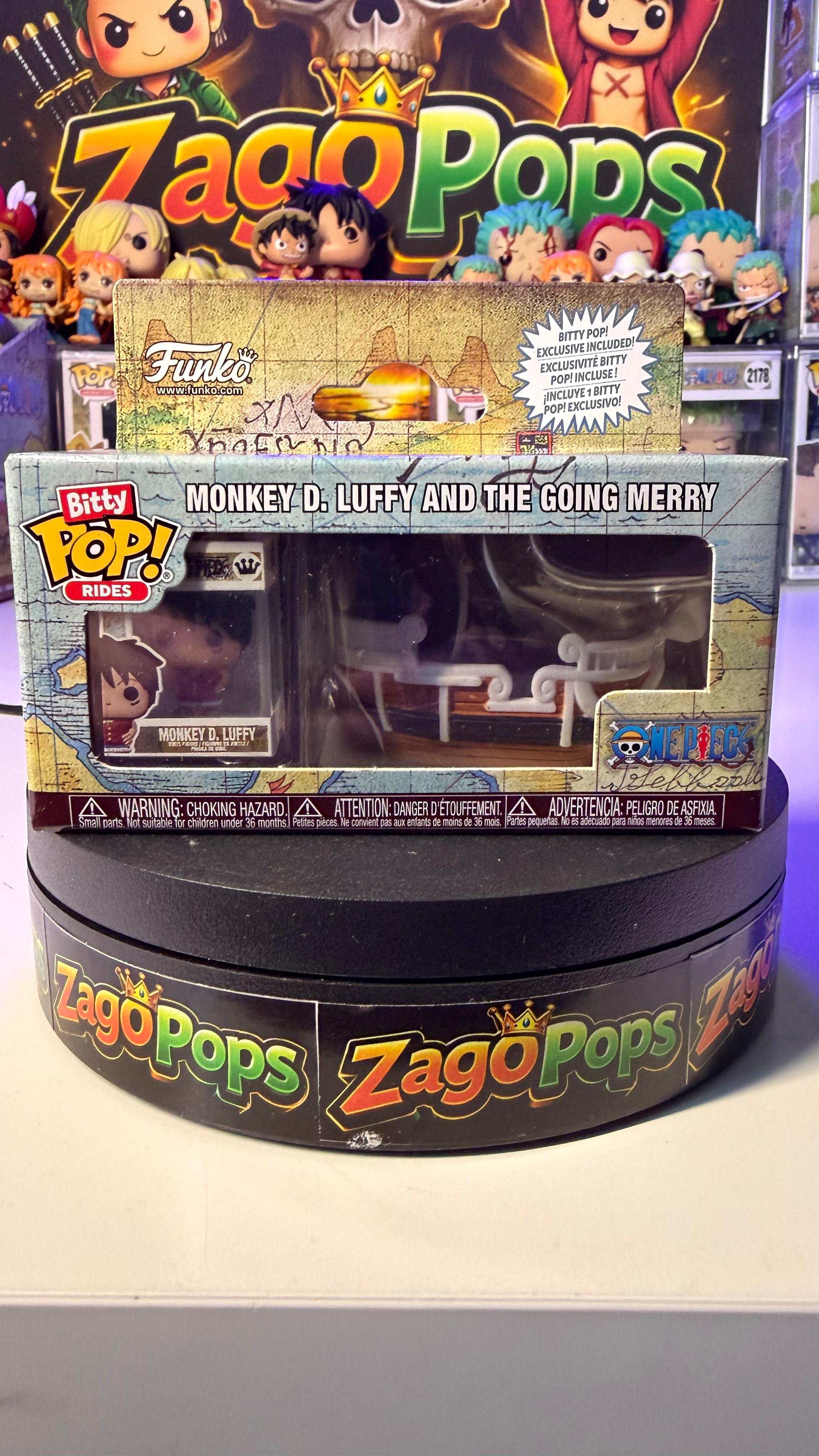 Bitty Pop Monkey D.Luffy and the Going Merry One Piece