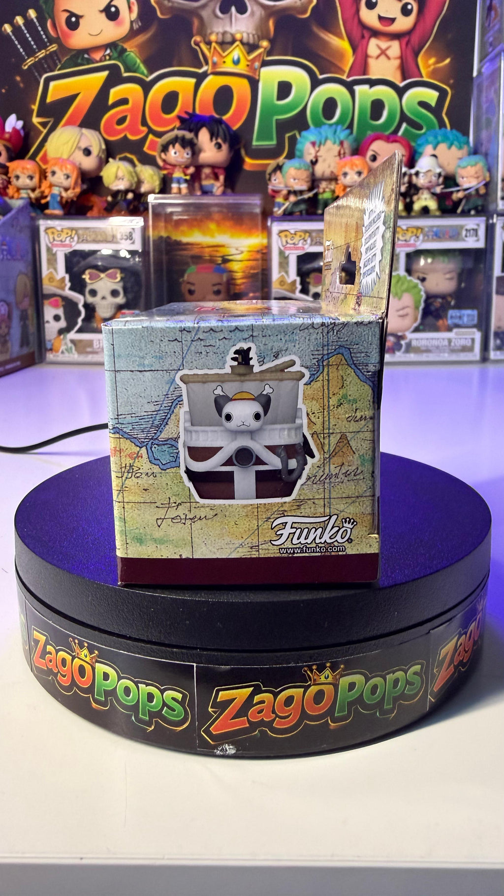 Bitty Pop Monkey D.Luffy and the Going Merry One Piece
