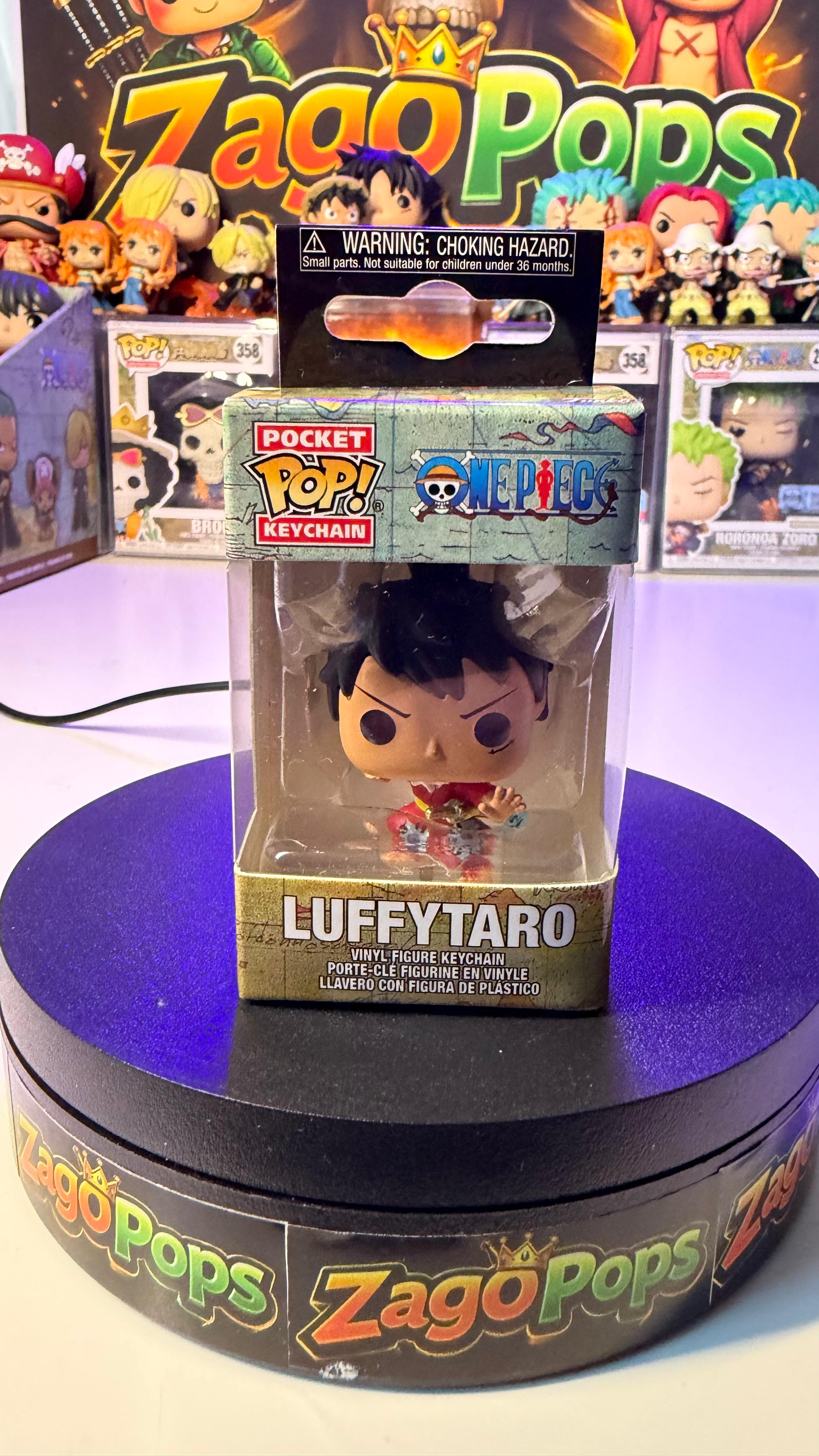Pocket Pop Keychain Luffytaro One Piece Portachiavi