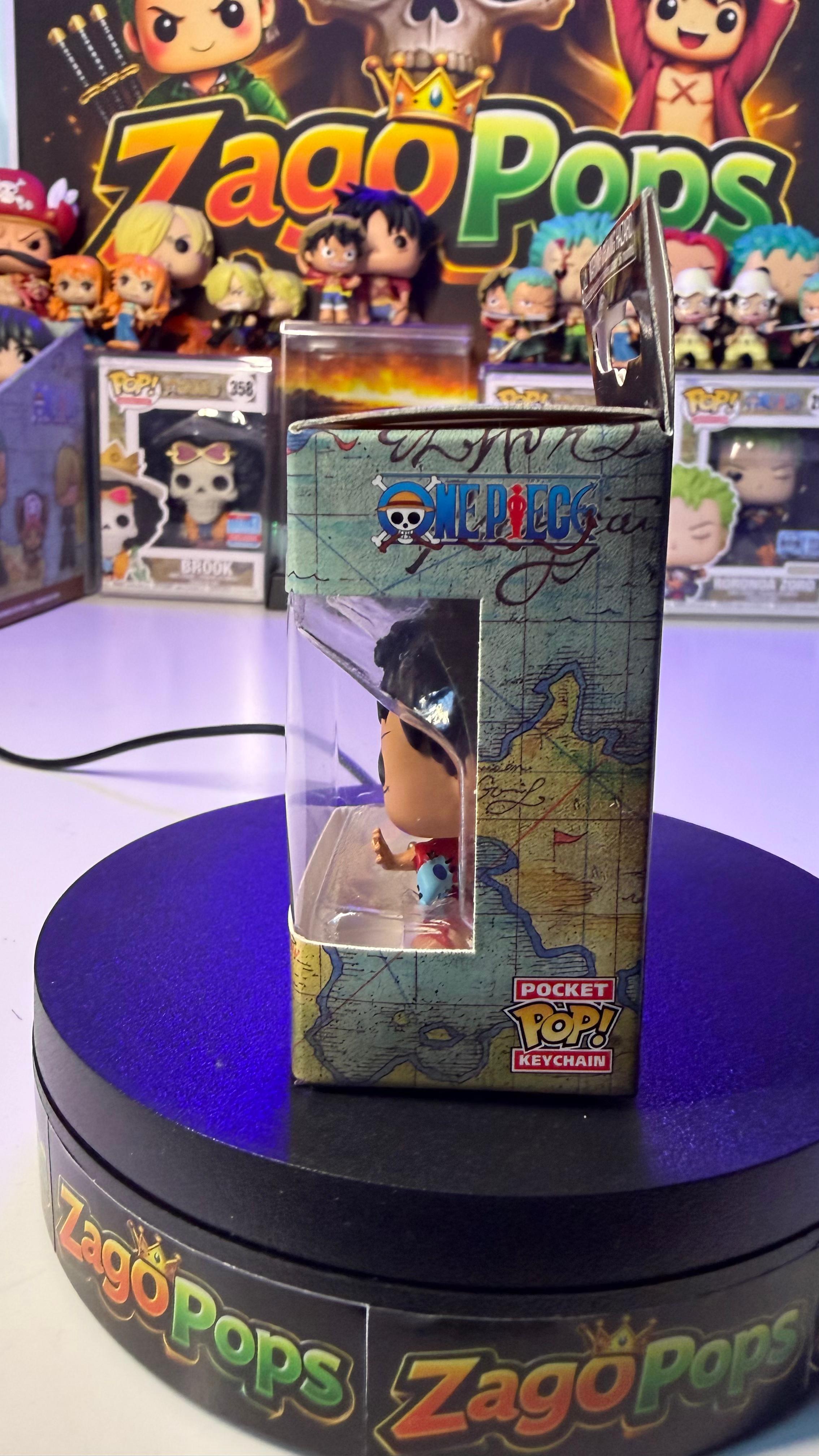 Pocket Pop Keychain Luffytaro One Piece Portachiavi