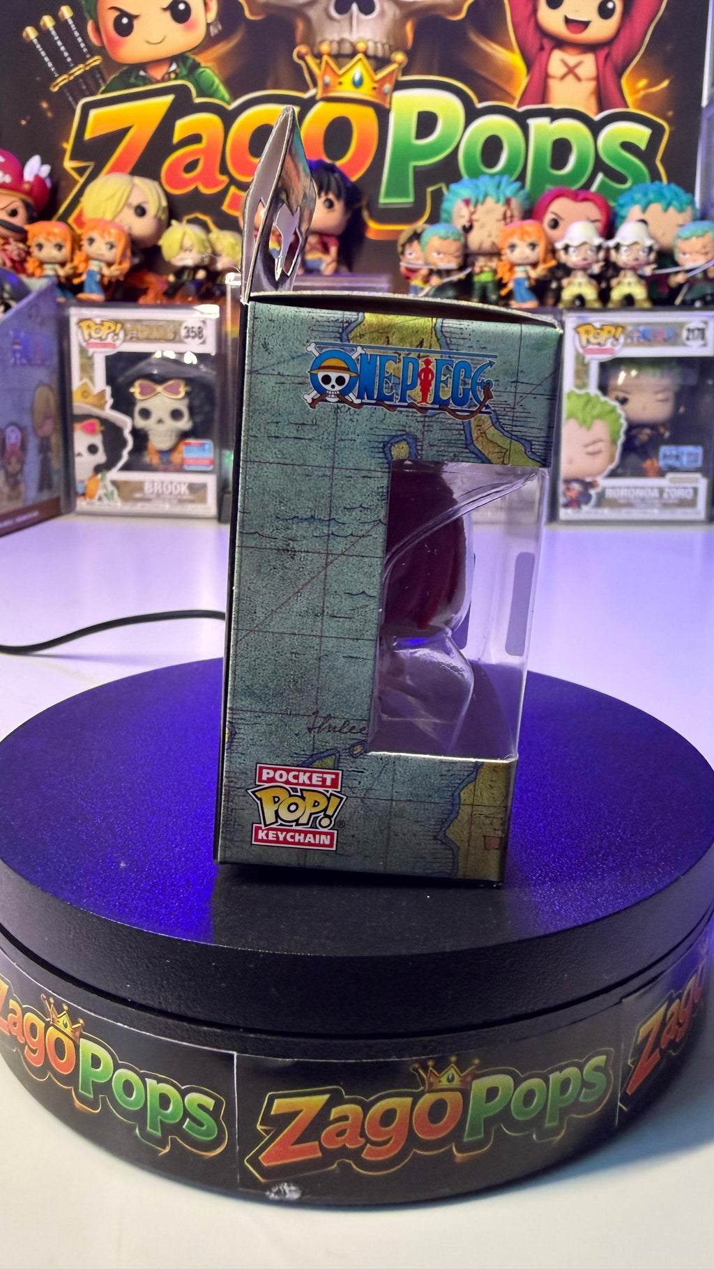 Pocket Pop Keychain Shanks One Piece Portachiavi