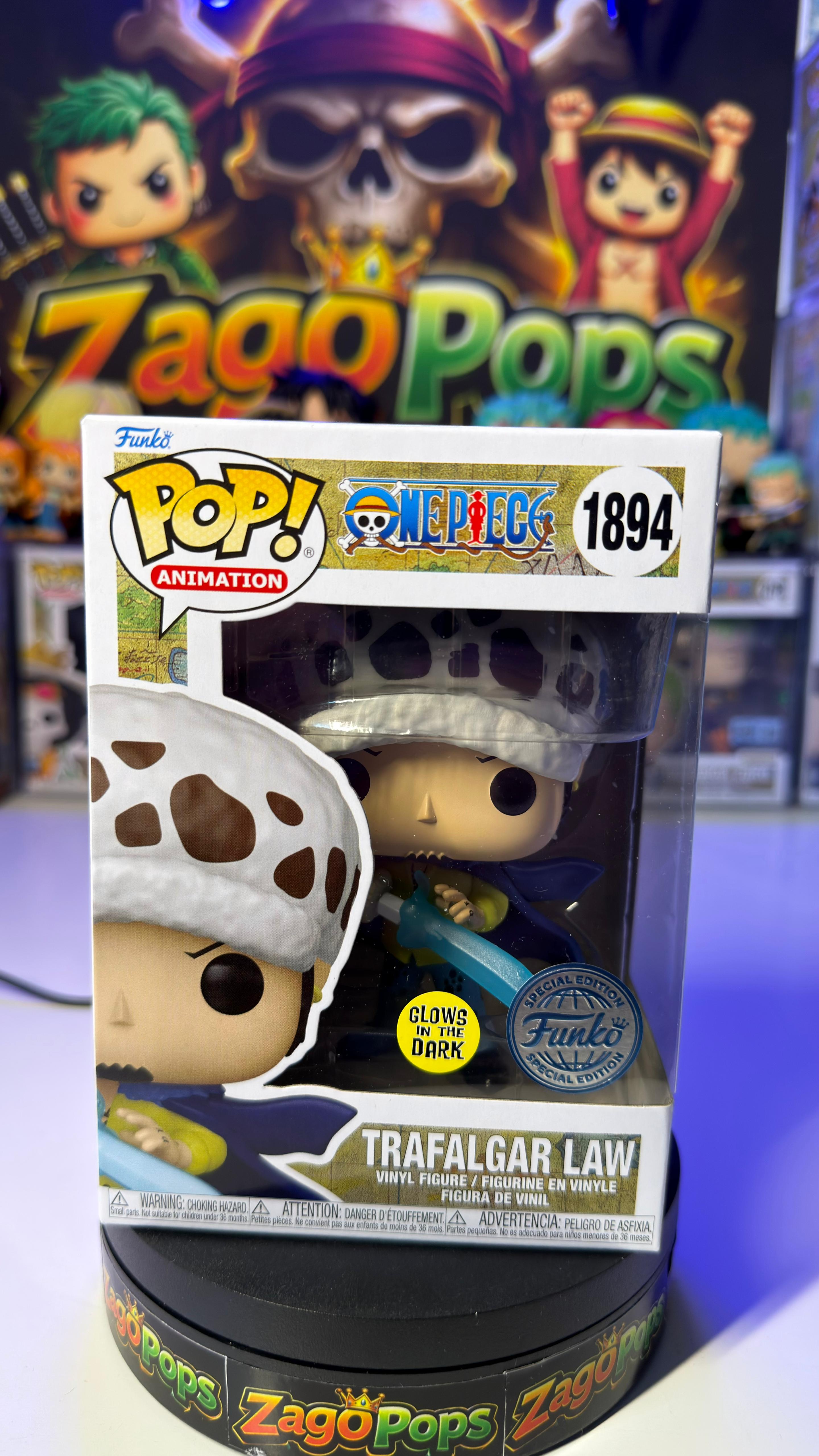 Funko Pop Trafalgar Law 1894 Glows in the Dark One Piece
