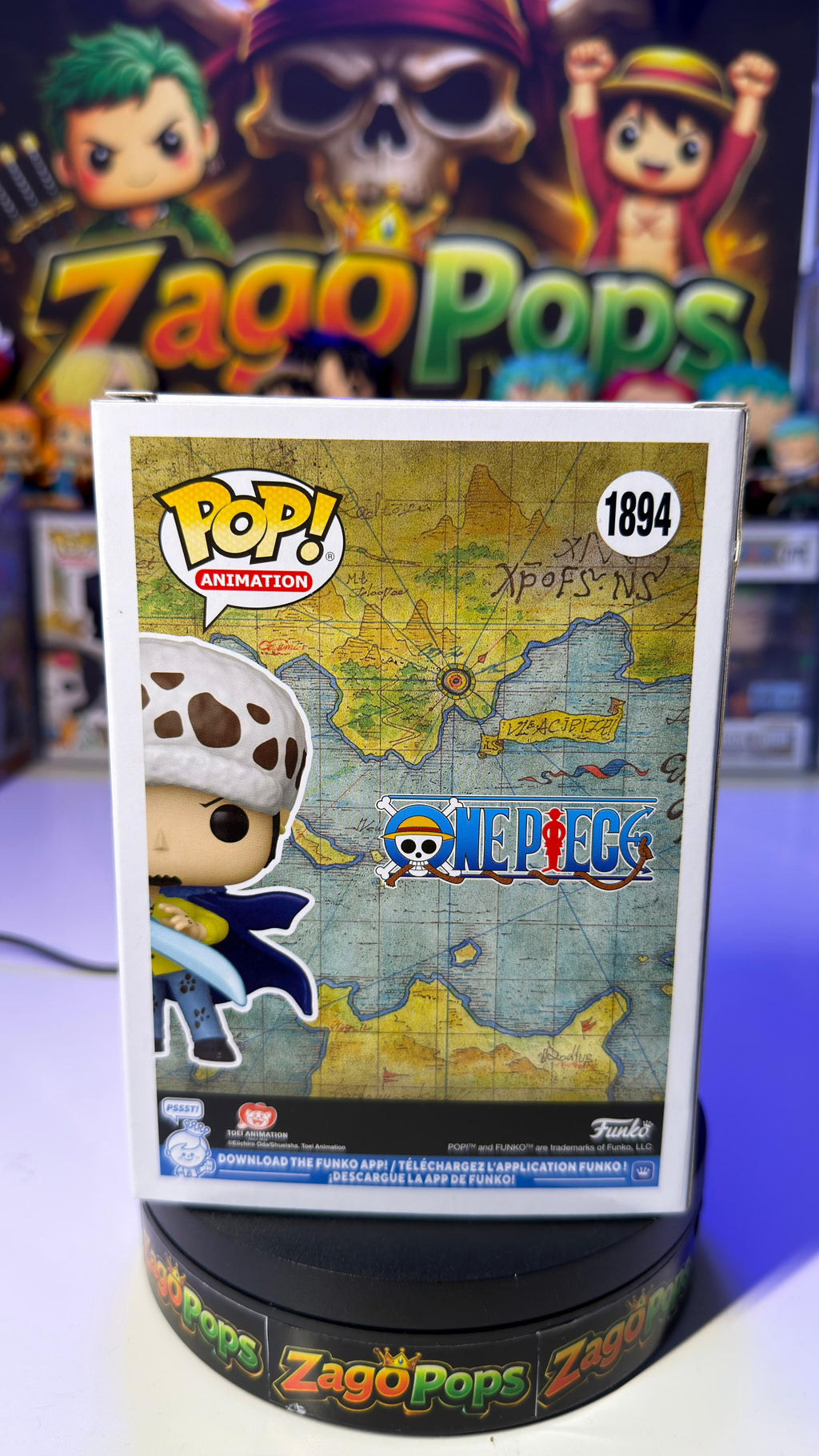 Funko Pop Trafalgar Law 1894 Glows in the Dark One Piece