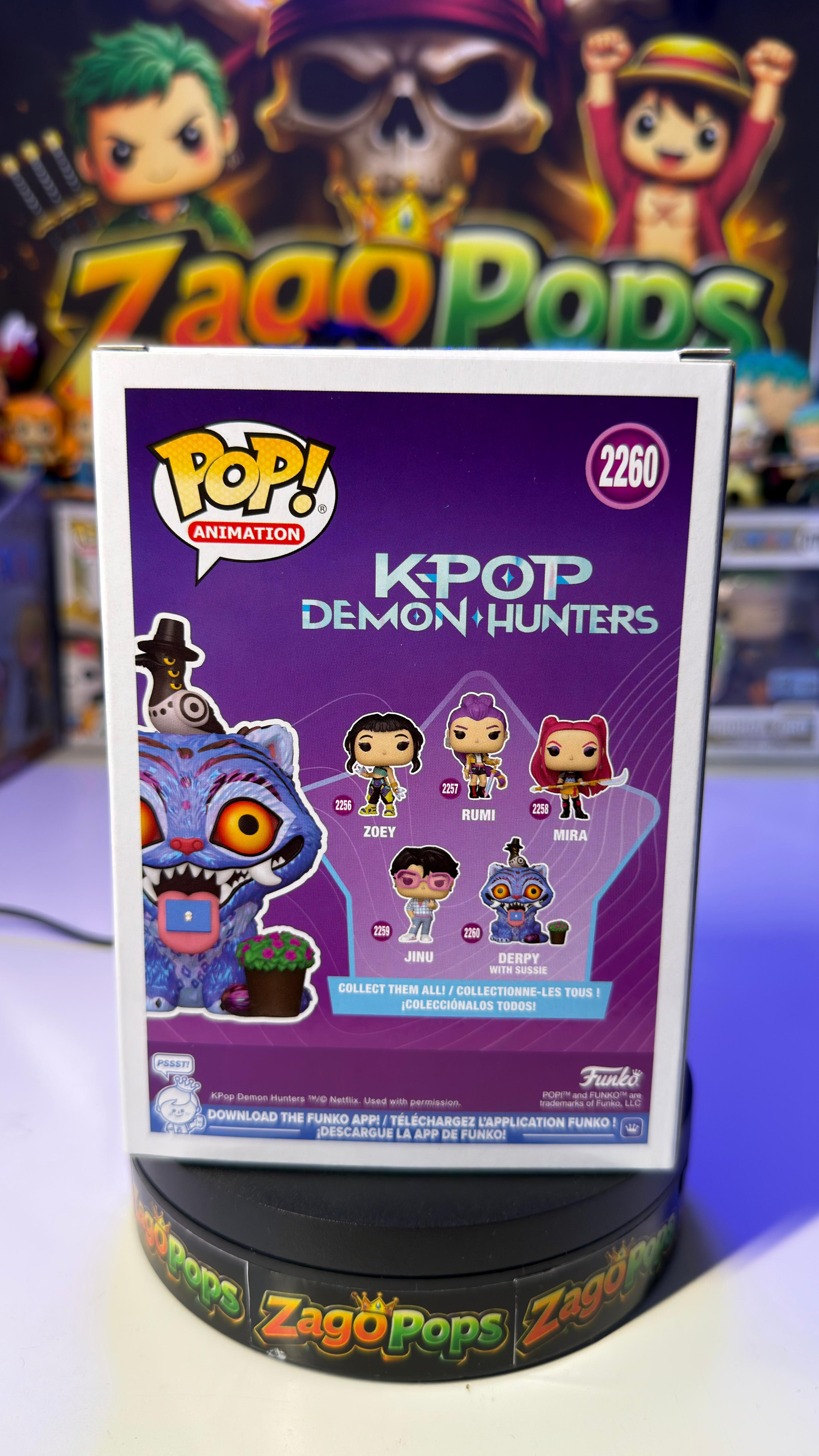 Funko Pop Derpy 2260 Glows in the Dark K-Pop Demon Hunters Netflix