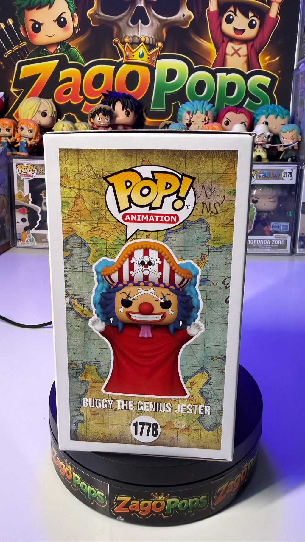 Funko Pop Buggy the Genius Jester 1778 PR-Chalice One Piece