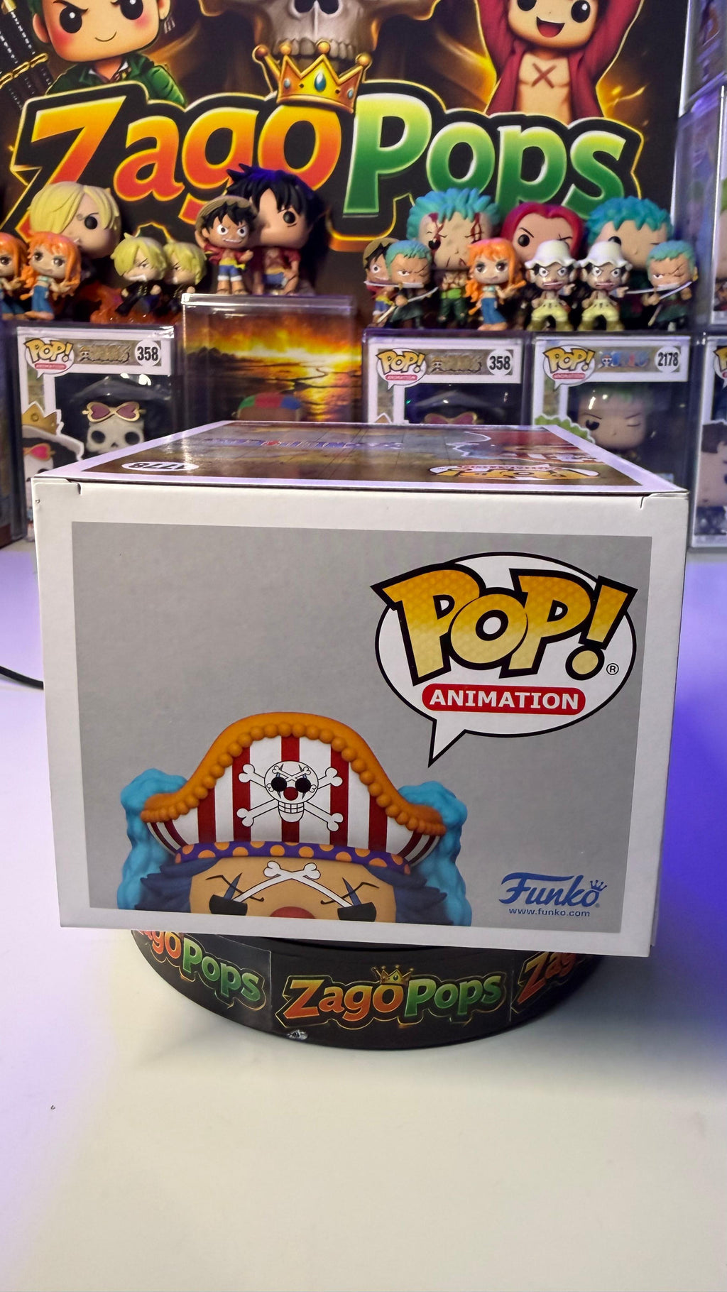 Funko Pop Buggy the Genius Jester 1778 PR-Chalice One Piece