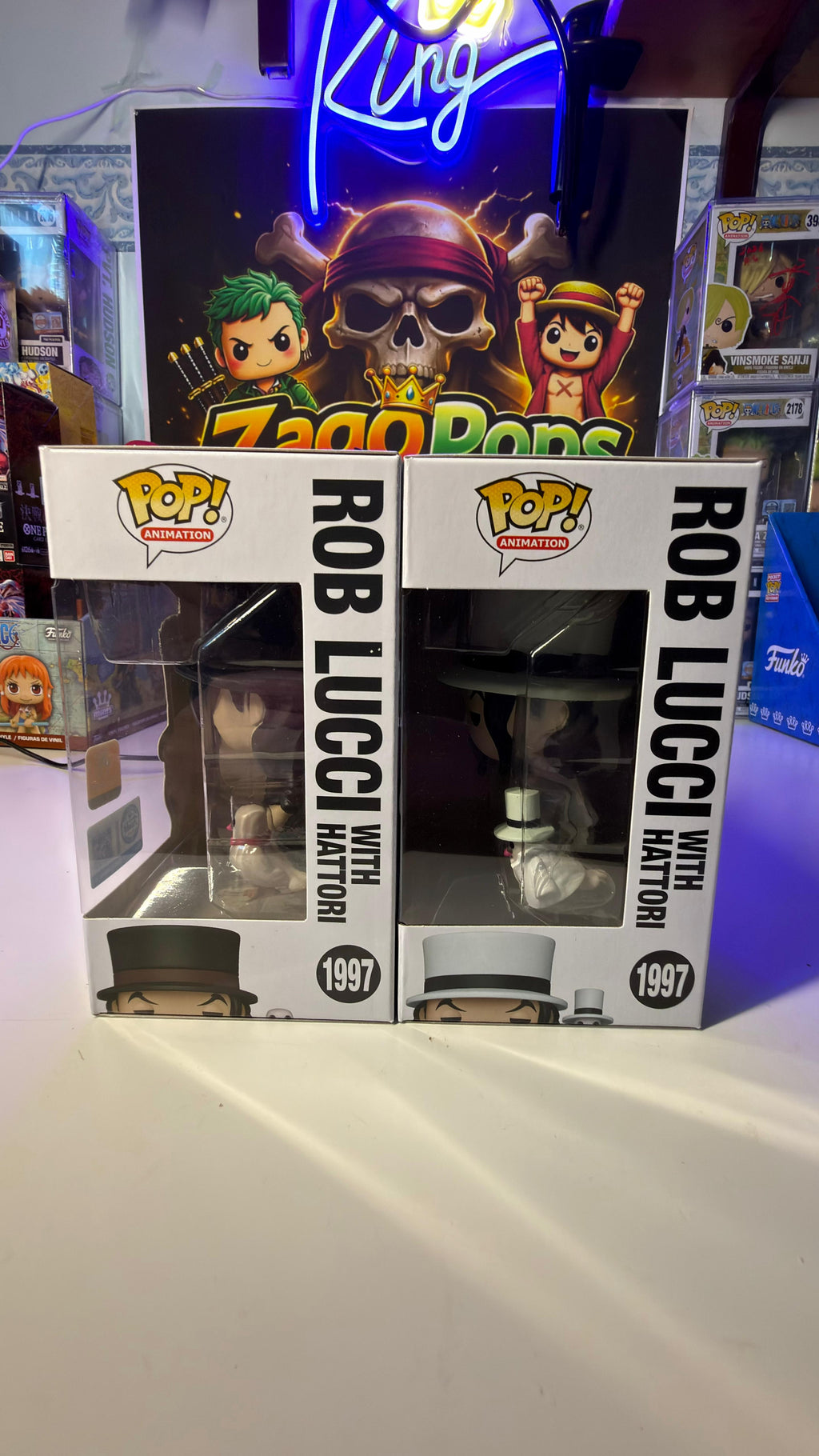 Funko Pop Bundle Rob Lucci 1997 Chase Toy Temple e Geekay One Piece