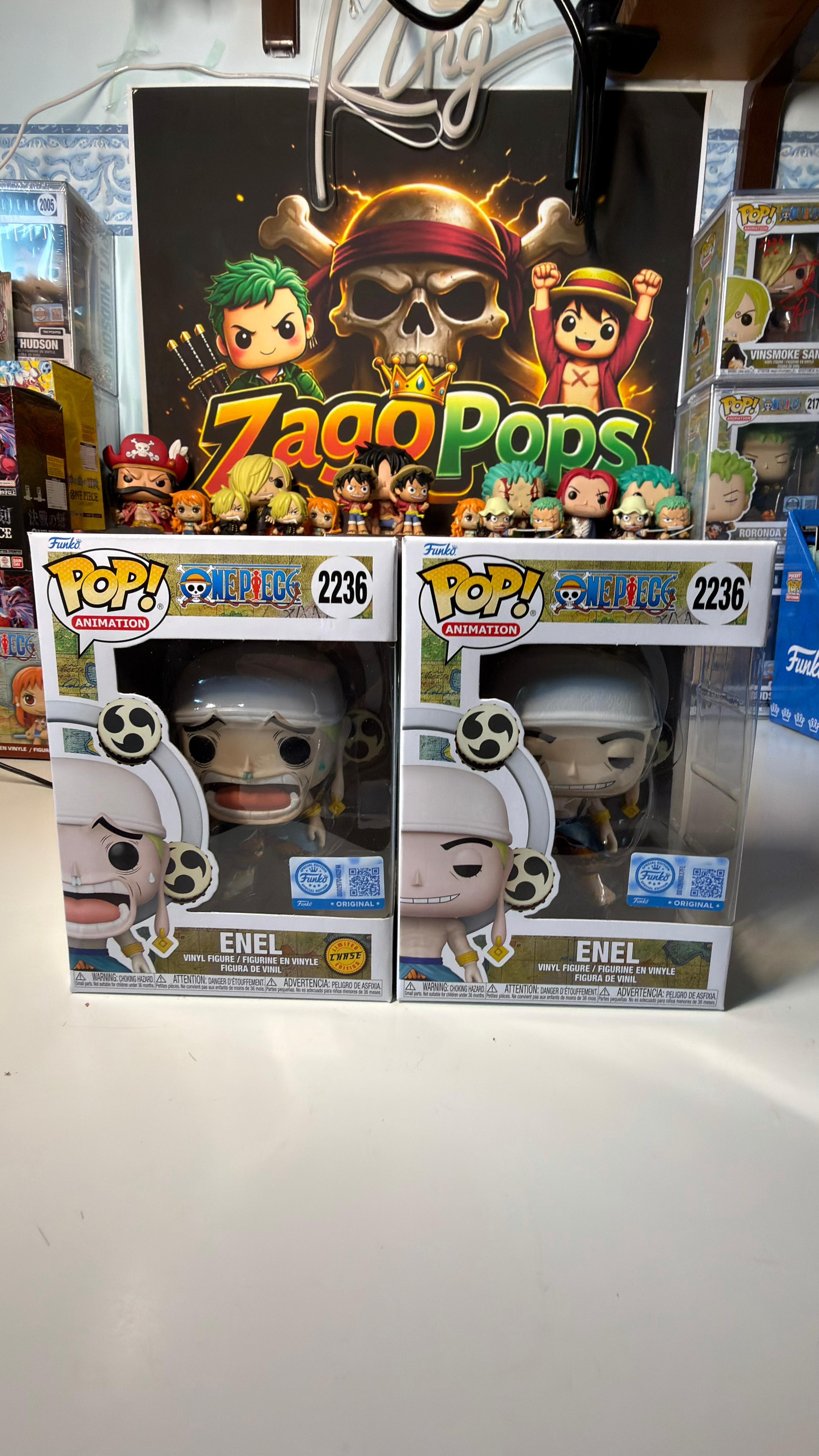 Funko Pop Bundle Enel 2236 Chase One Piece