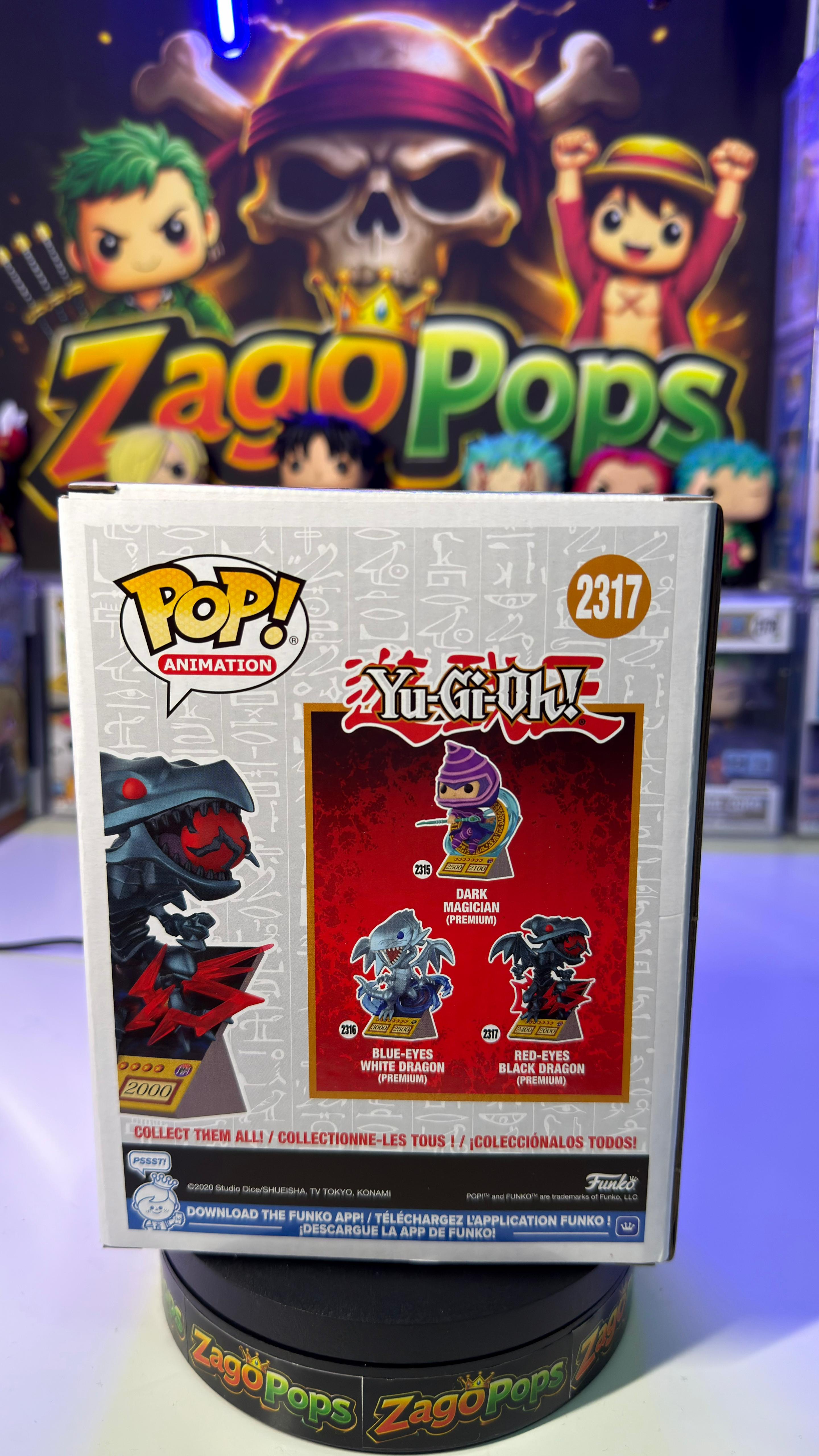 Funko Pop Red-Eyes Black Dragon 2317 Yu-Gi-Oh!