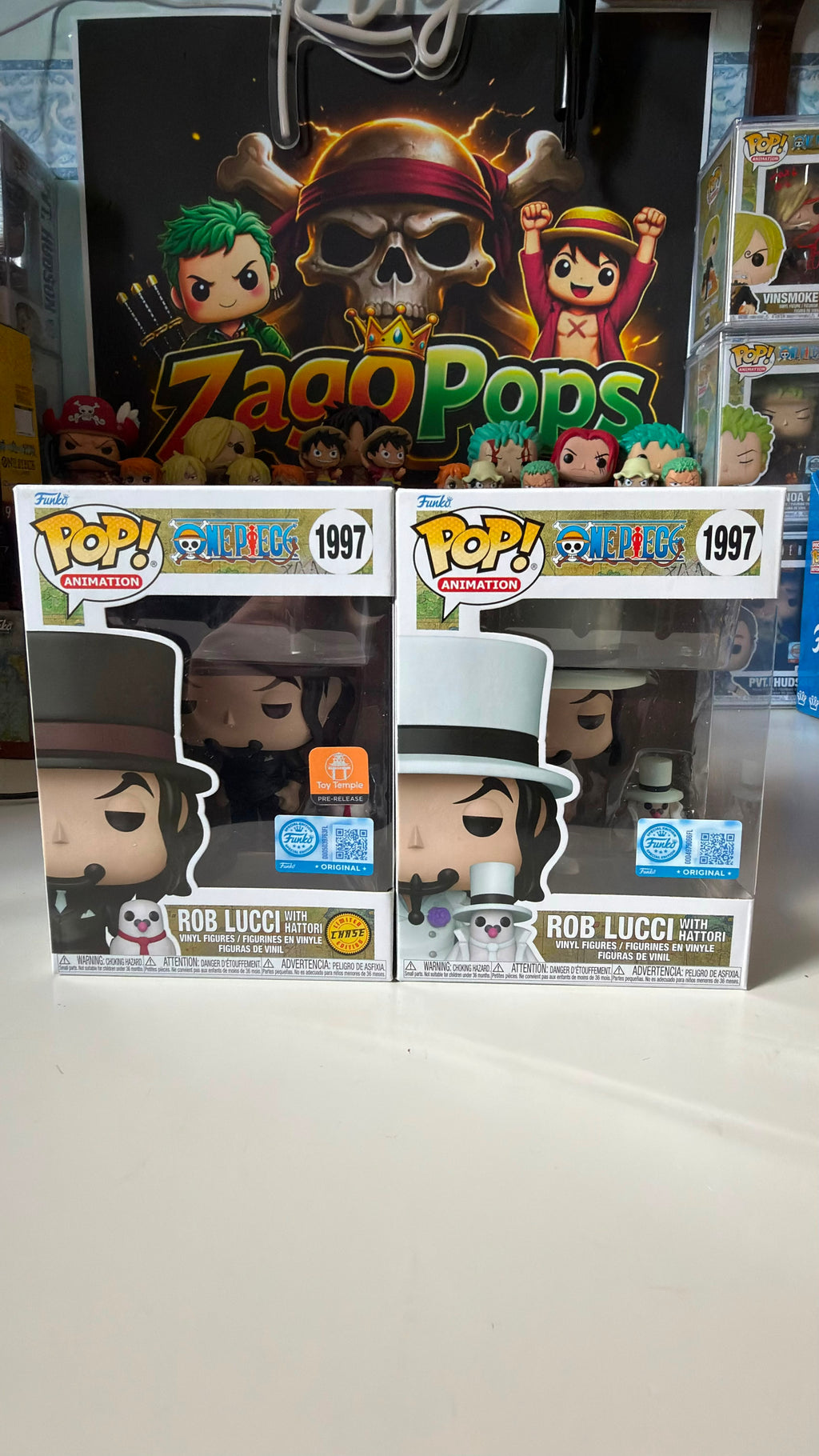 Funko Pop Bundle Rob Lucci 1997 Chase Toy Temple One Piece