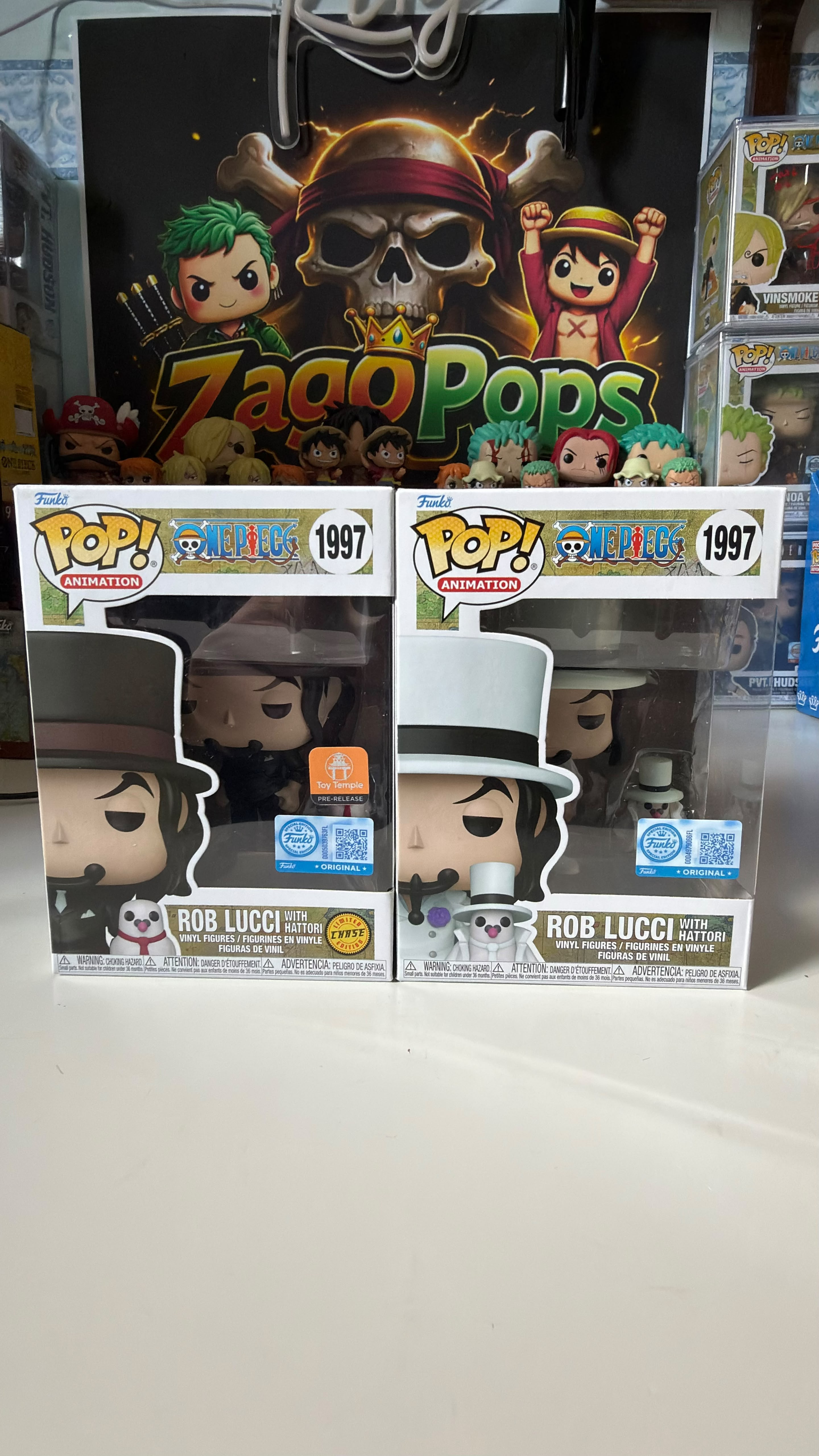 Funko Pop Bundle Rob Lucci 1997 Chase Toy Temple One Piece