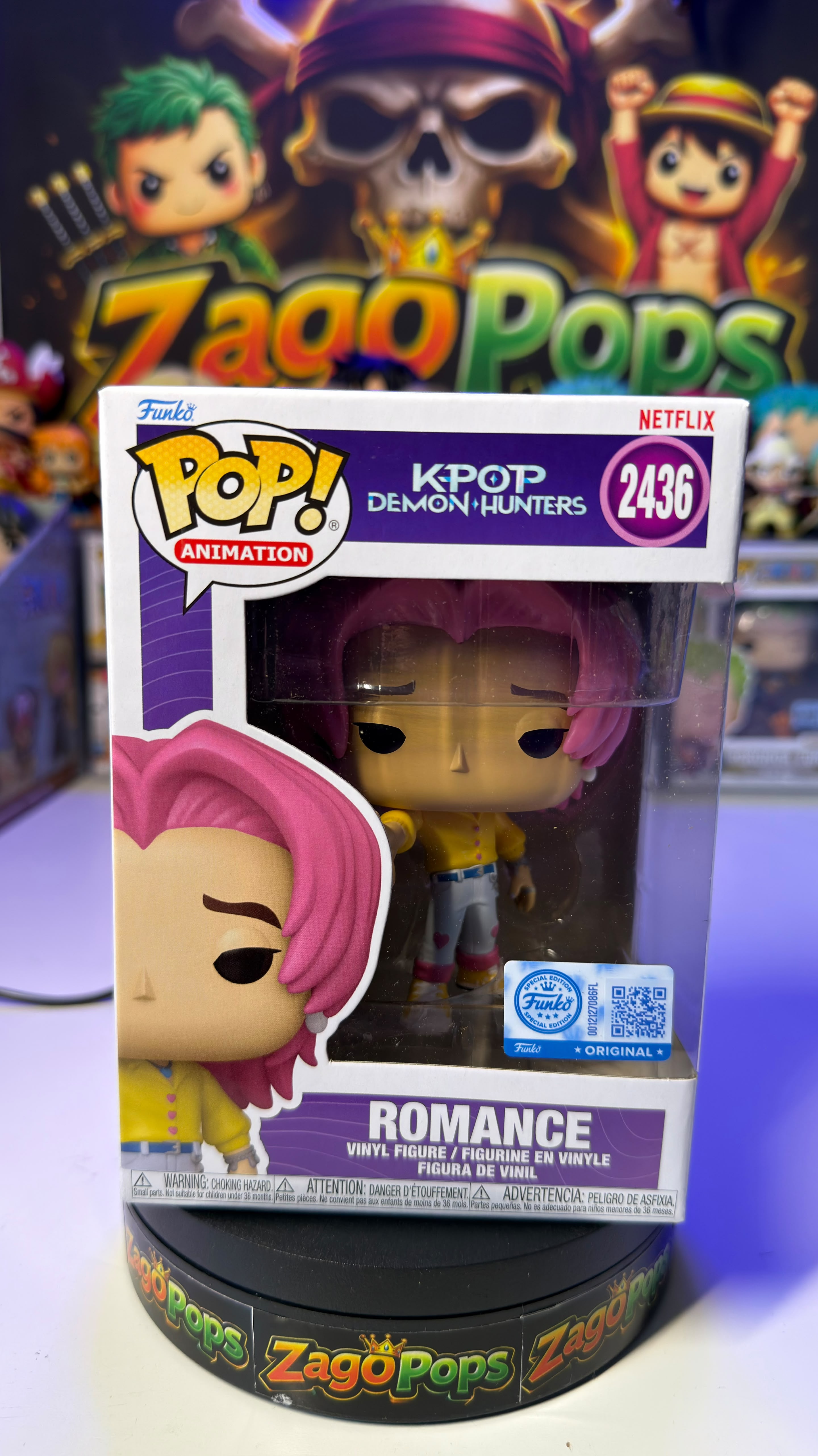 Funko Pop Romance 2436 K-Pop Demon Hunters Netflix
