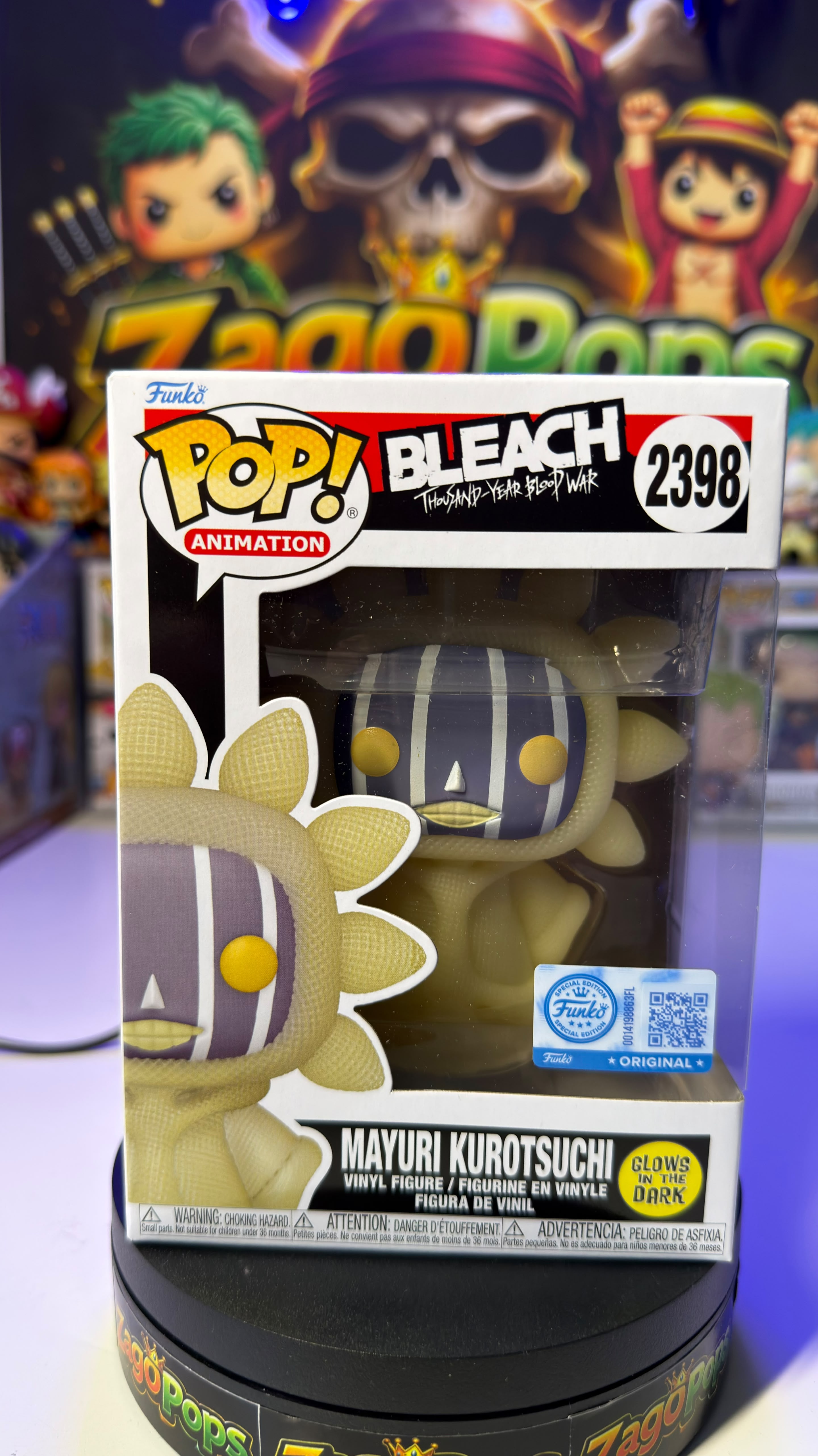 Funko Pop Mayuri Kurotsuchi 2398 Glows in the Dark Bleach