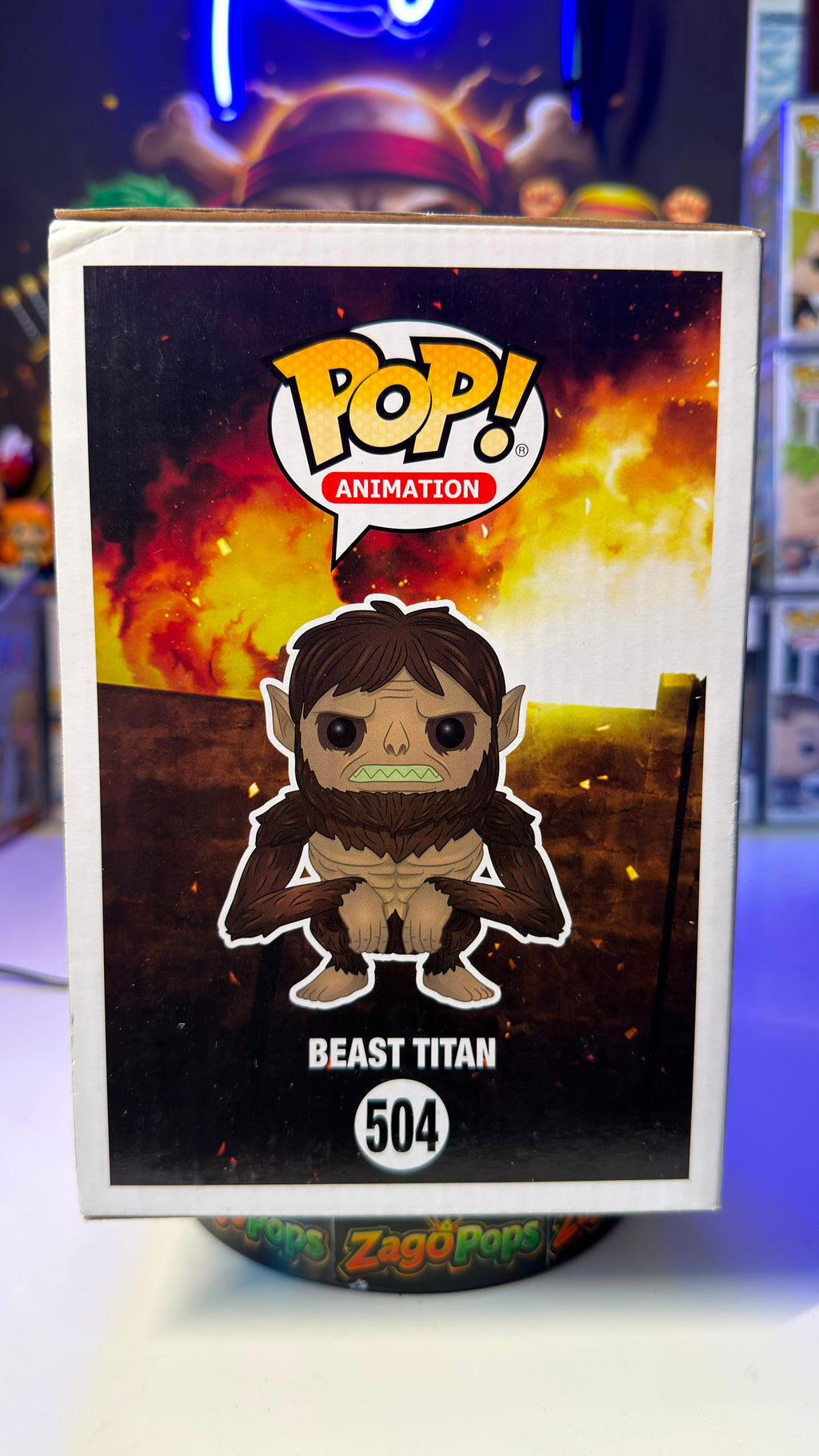 Funko Pop Beast Titan 504 Hot Topic Exclusive Attack on Titan