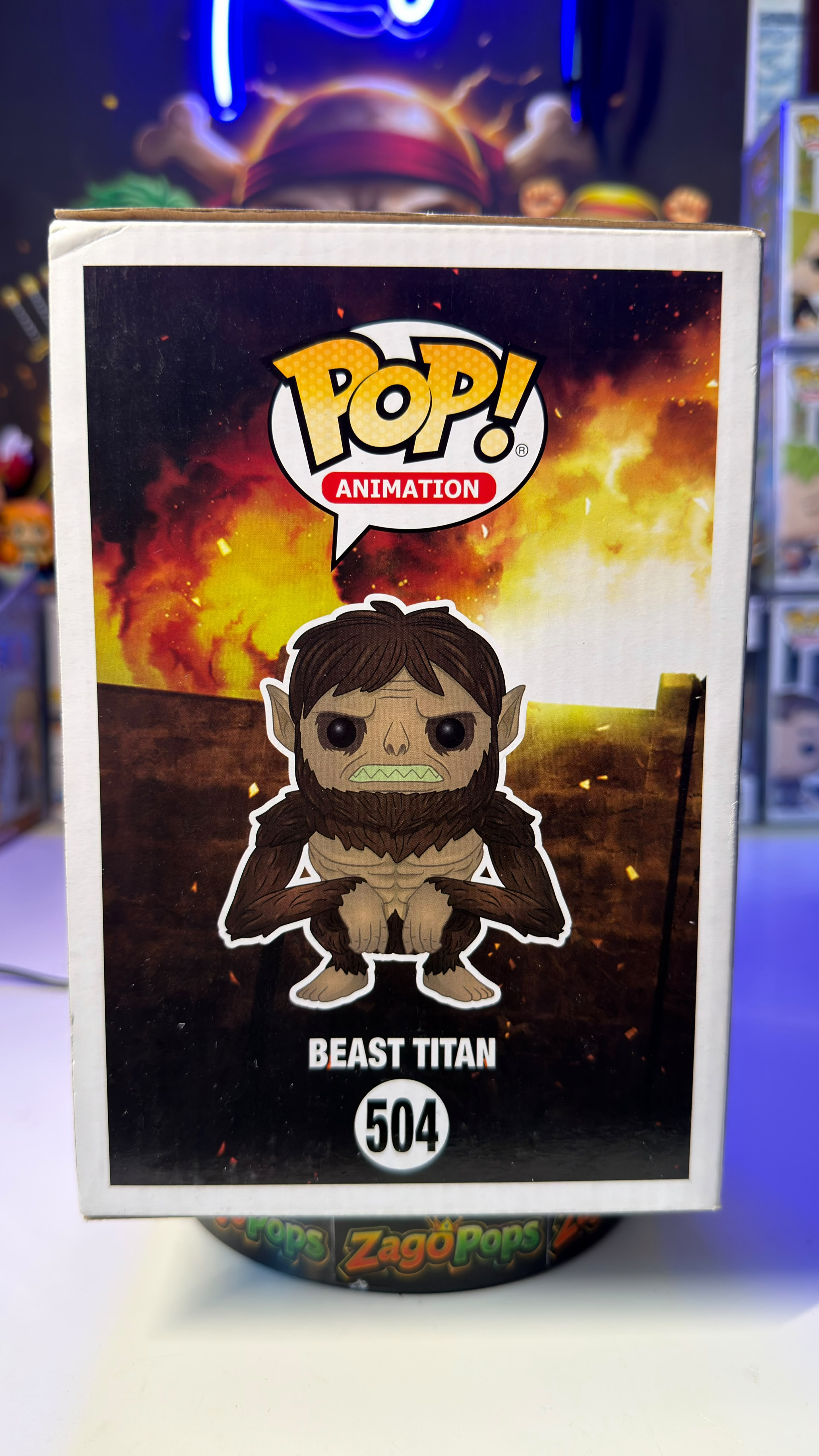 Funko Pop Beast Titan 504 Hot Topic Exclusive Attack on Titan