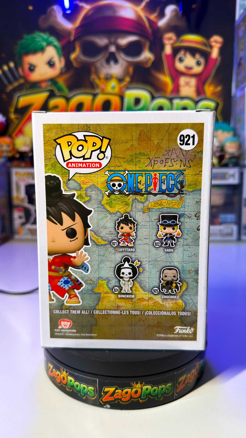 Funko Pop Luffytaro 921 Metallic Hot Topic Exclusive One Piece