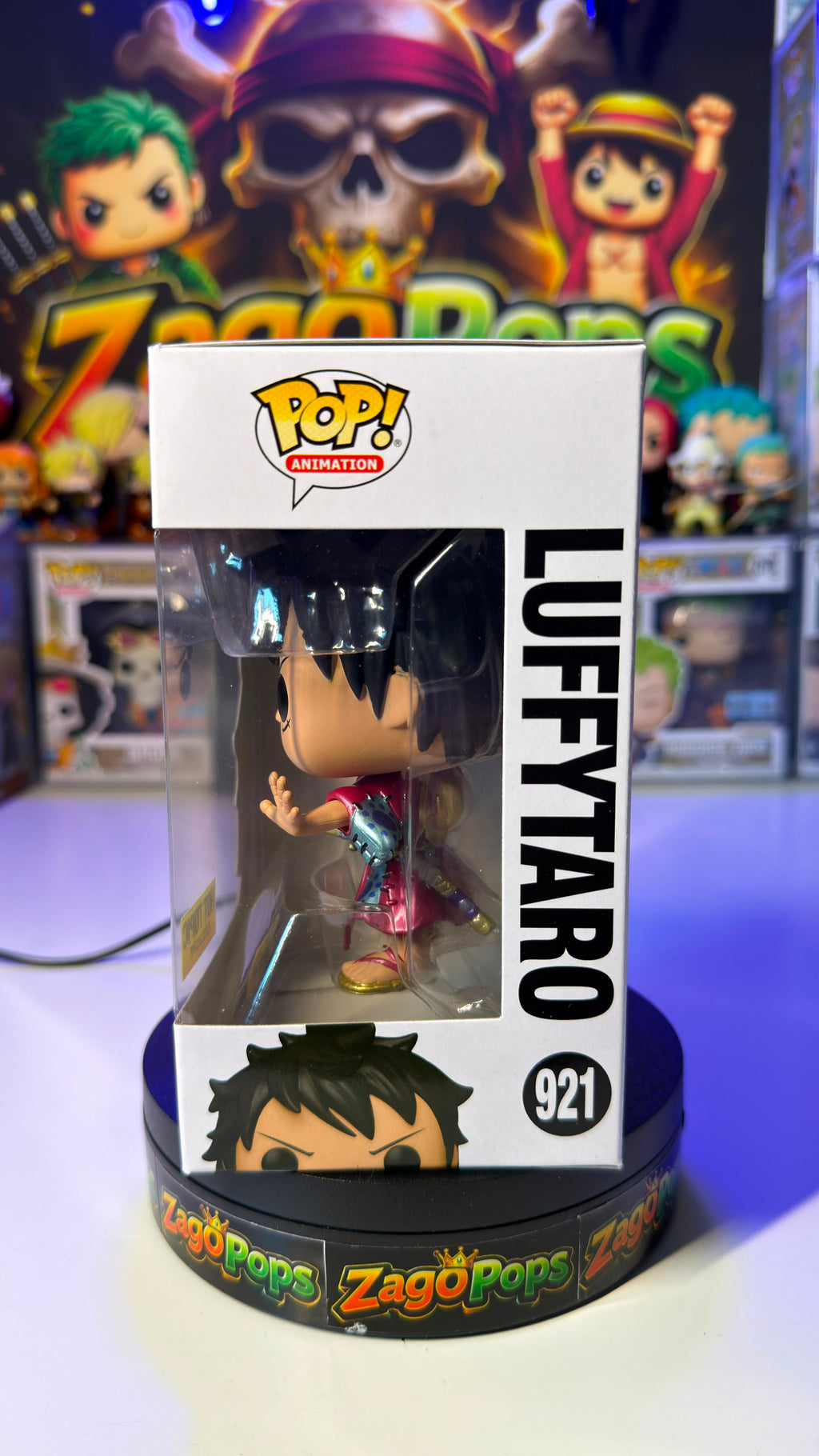 Funko Pop Luffytaro 921 Metallic Hot Topic Exclusive One Piece