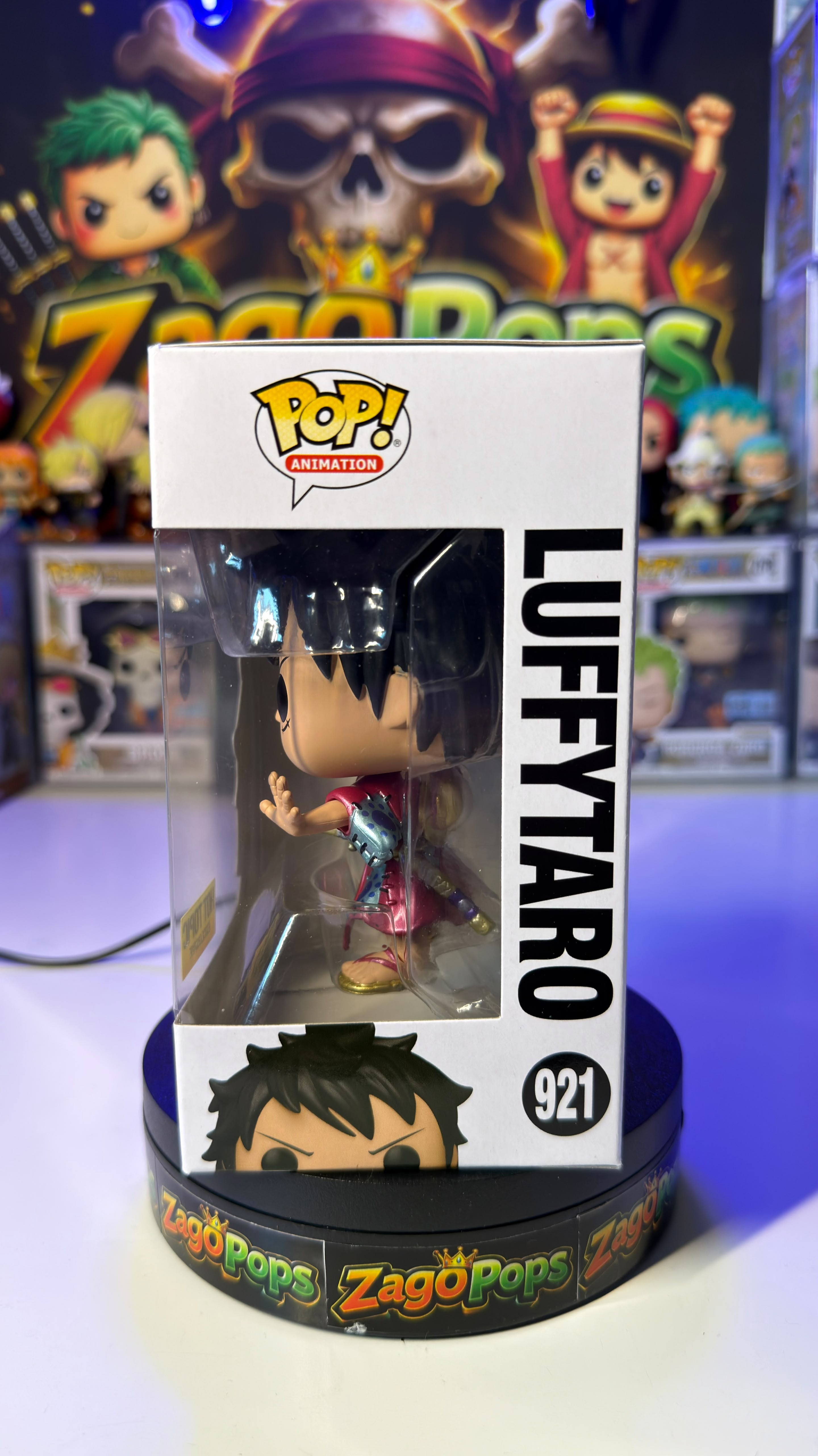 Funko Pop Luffytaro 921 Metallic Hot Topic Exclusive One Piece