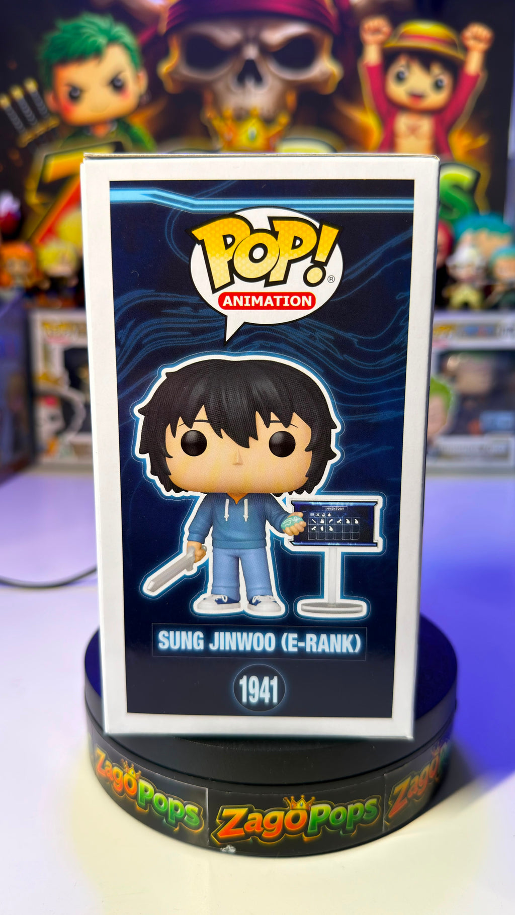 Funko Pop Sung Jinwoo (E-Rank) 1941 AX Anime Expo Limited Edition Solo Leveling