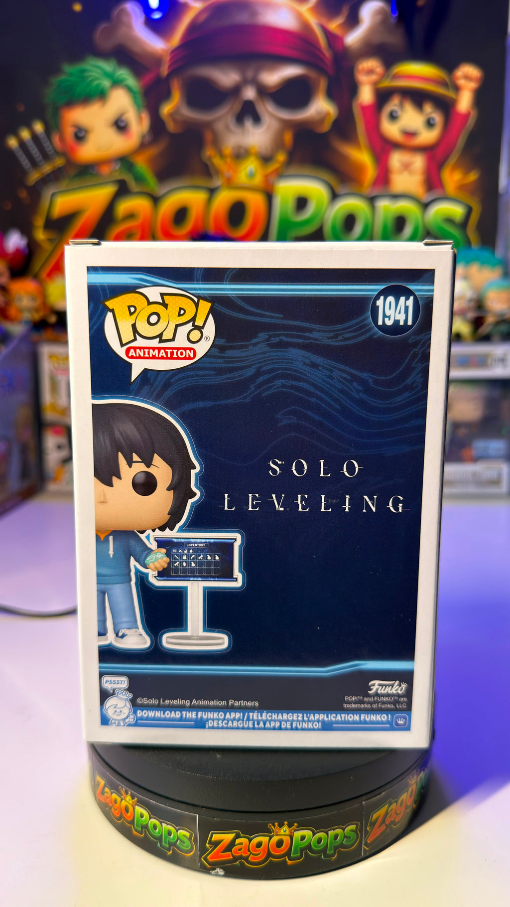 Funko Pop Sung Jinwoo (E-Rank) 1941 AX Anime Expo Limited Edition Solo Leveling