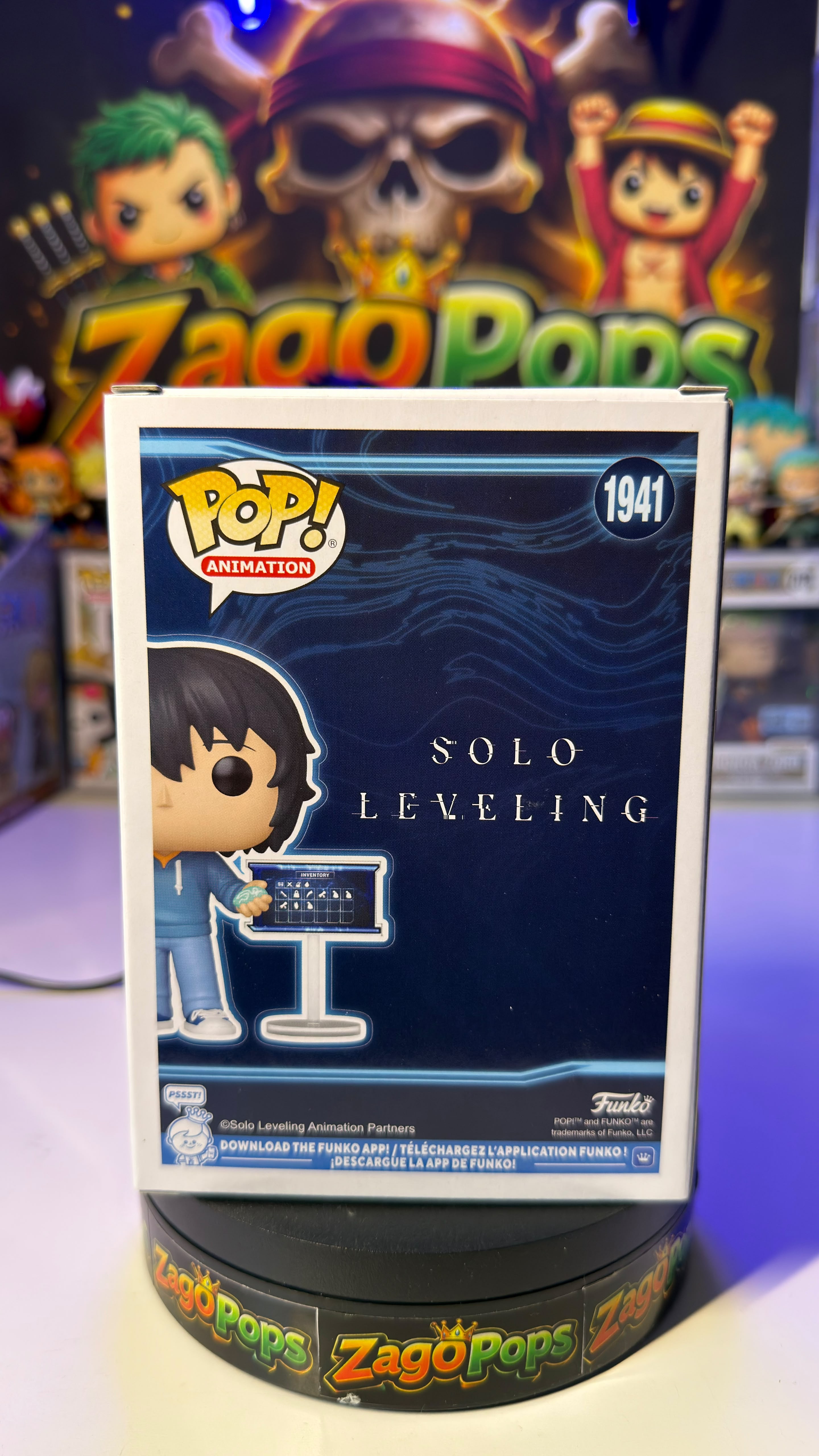 Funko Pop Sung Jinwoo (E-Rank) 1941 AX Anime Expo Limited Edition Solo Leveling