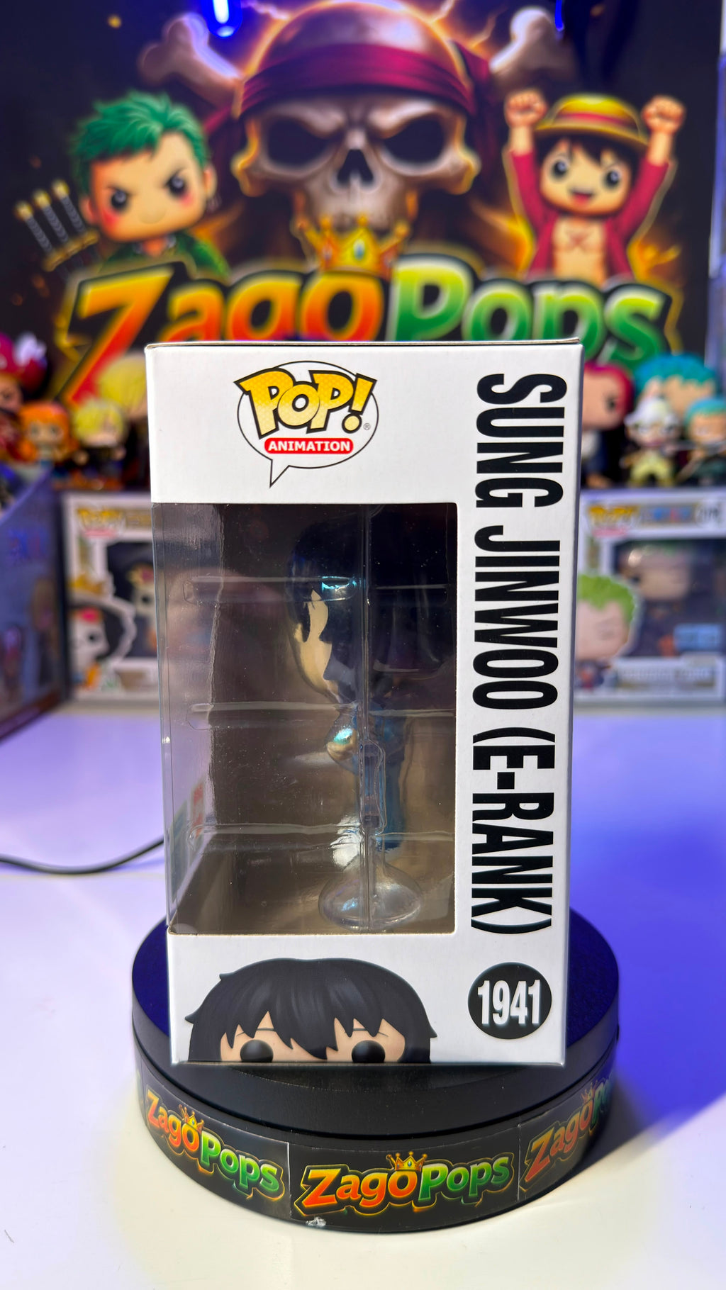 Funko Pop Sung Jinwoo (E-Rank) 1941 AX Anime Expo Limited Edition Solo Leveling