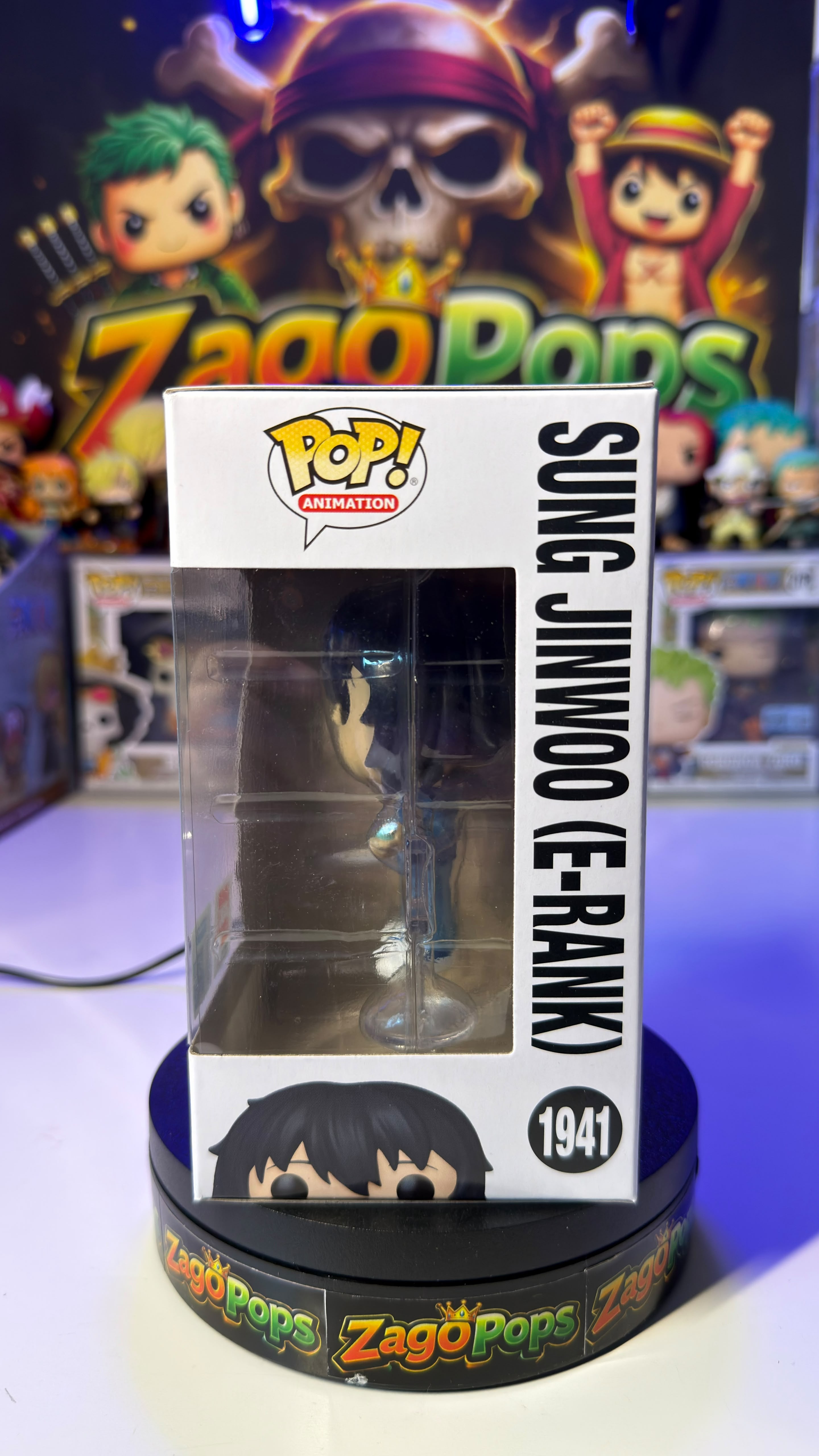 Funko Pop Sung Jinwoo (E-Rank) 1941 AX Anime Expo Limited Edition Solo Leveling