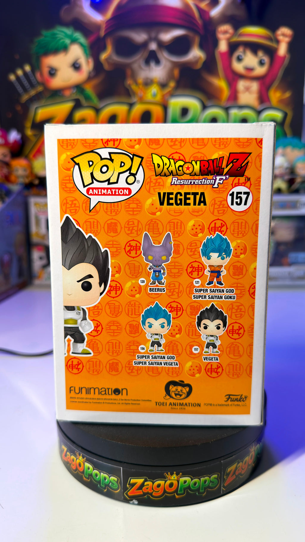 Funko Pop Sung Vegeta 157 Only Game Stop Dragon Ball