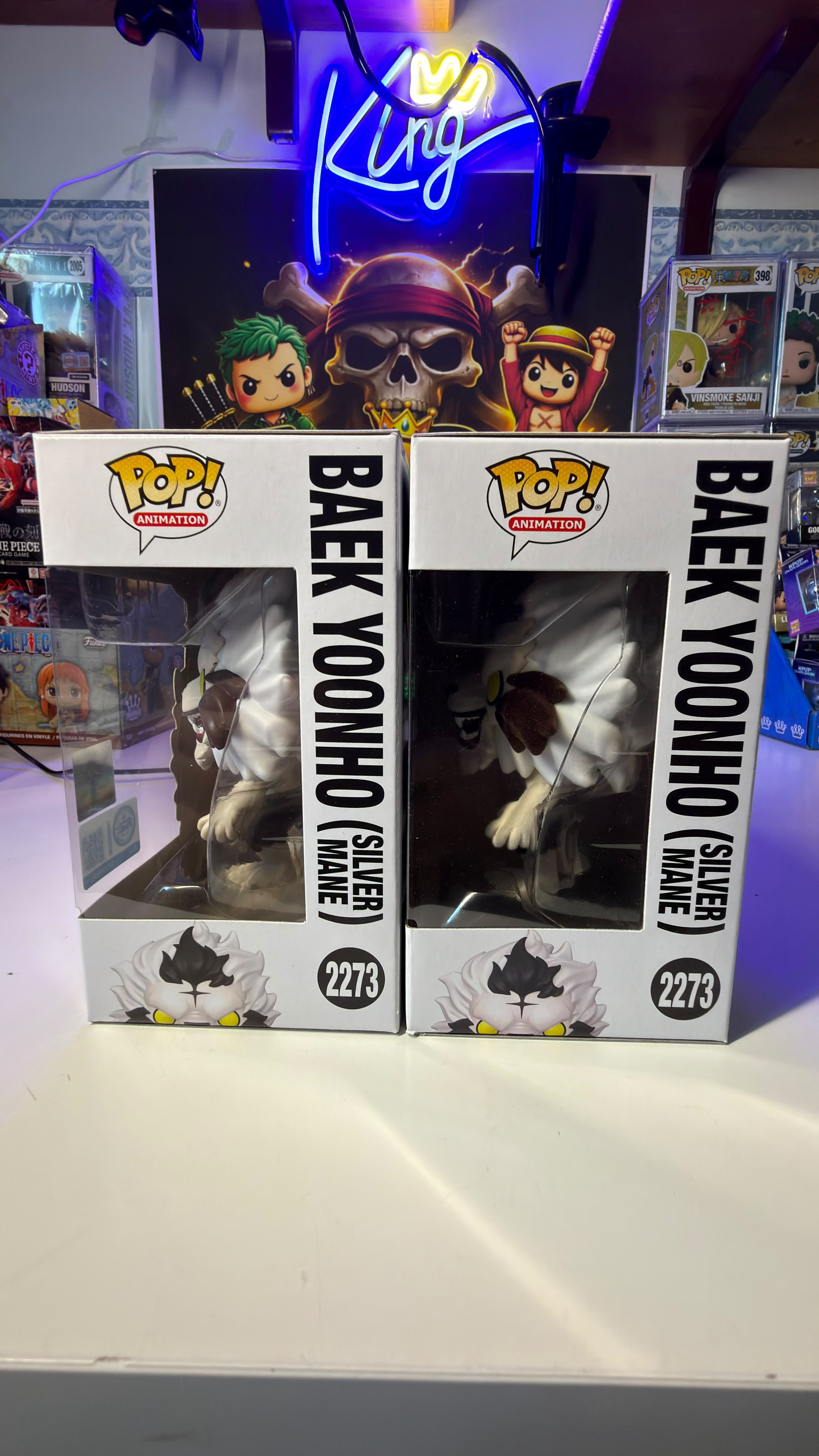 Funko Pop Bundle Baek Yoonho 2273 Flocked Chase PR - Chalice Solo Leveling