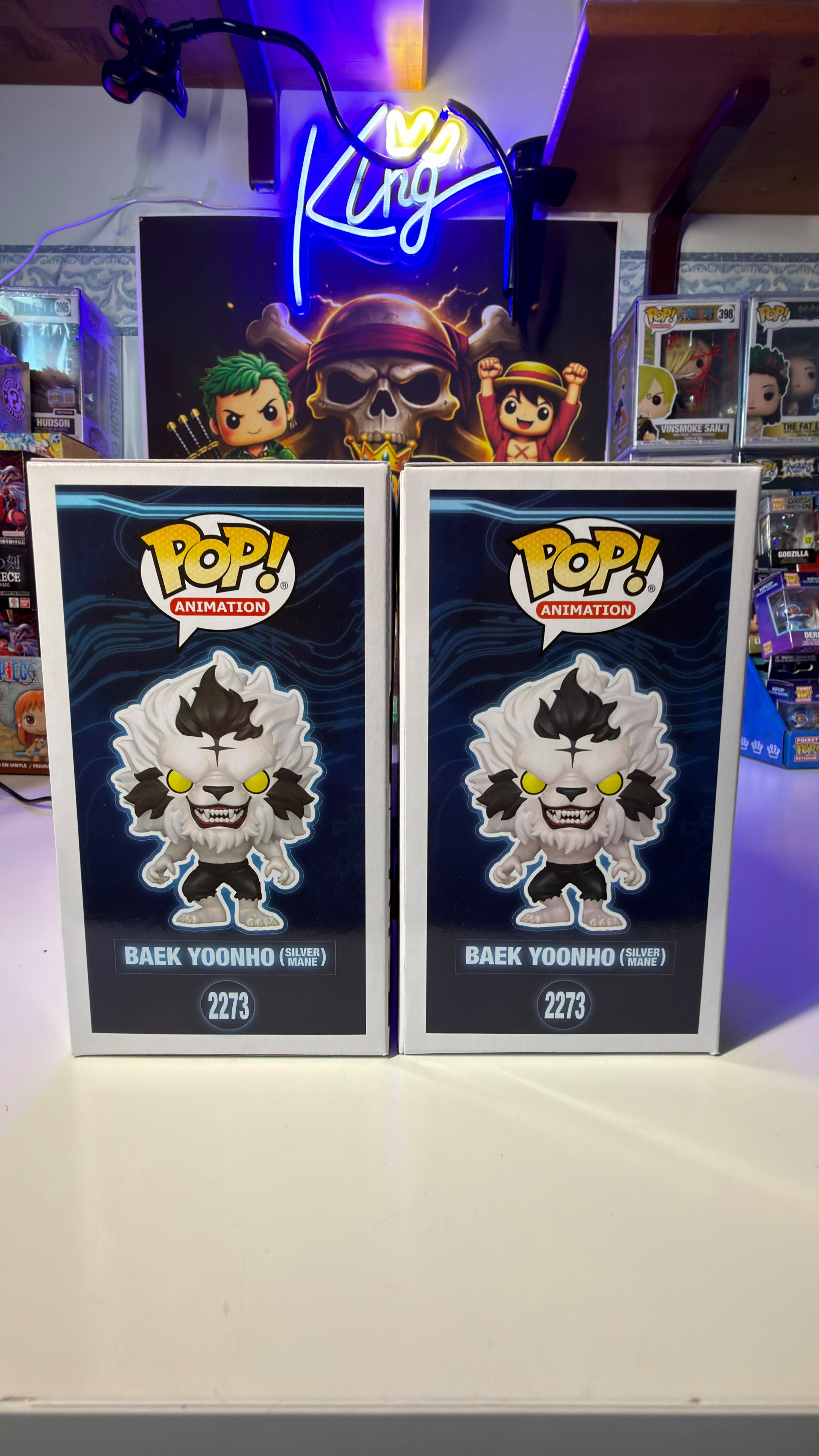 Funko Pop Bundle Baek Yoonho 2273 Flocked Chase PR - Chalice Solo Leveling