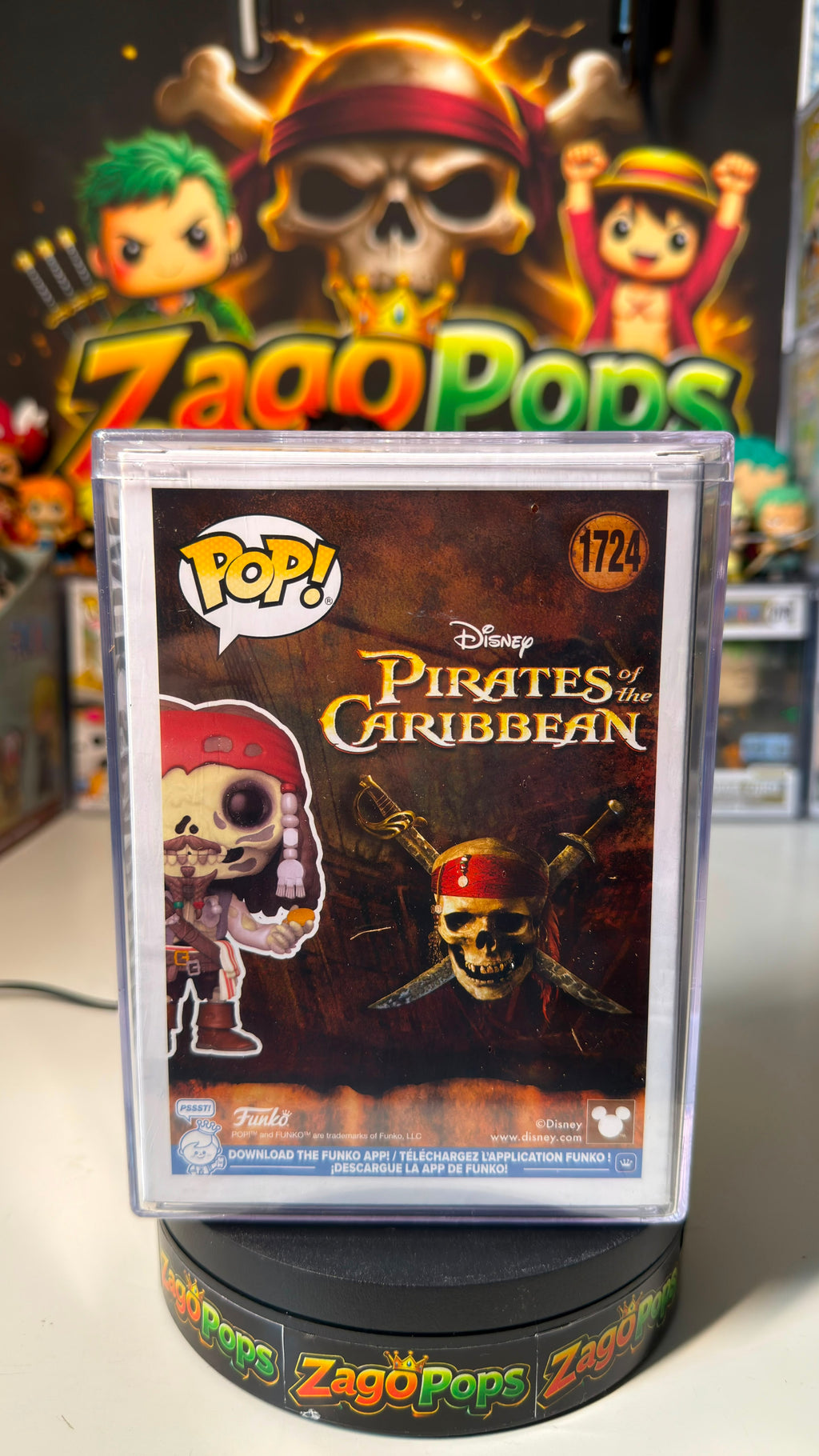Funko Pop Jack Sparrow 1724 Limited Edition 3500pcs Pirates of the Caribbean
