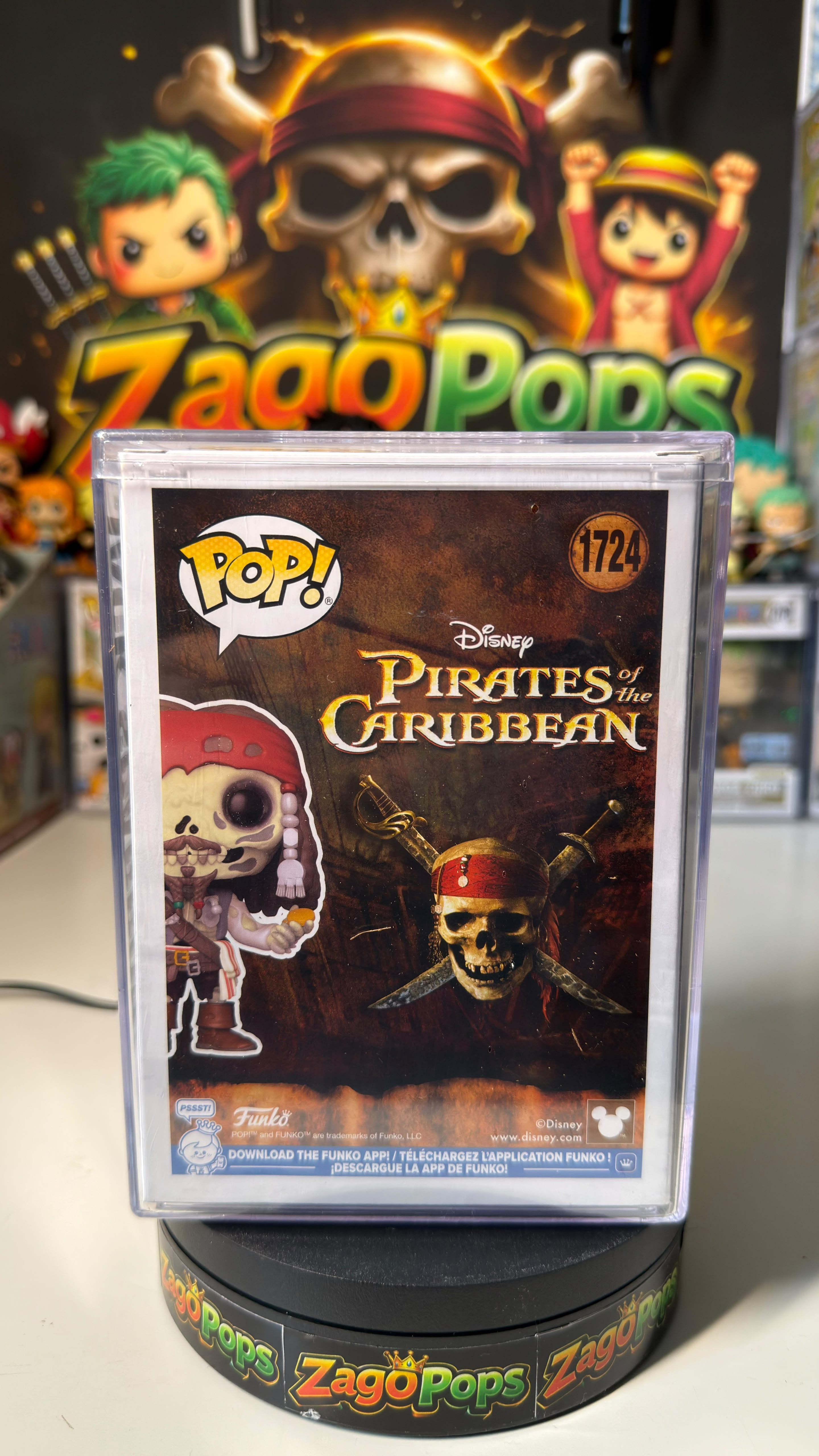 Funko Pop Jack Sparrow 1724 Limited Edition 3500pcs Pirates of the Caribbean