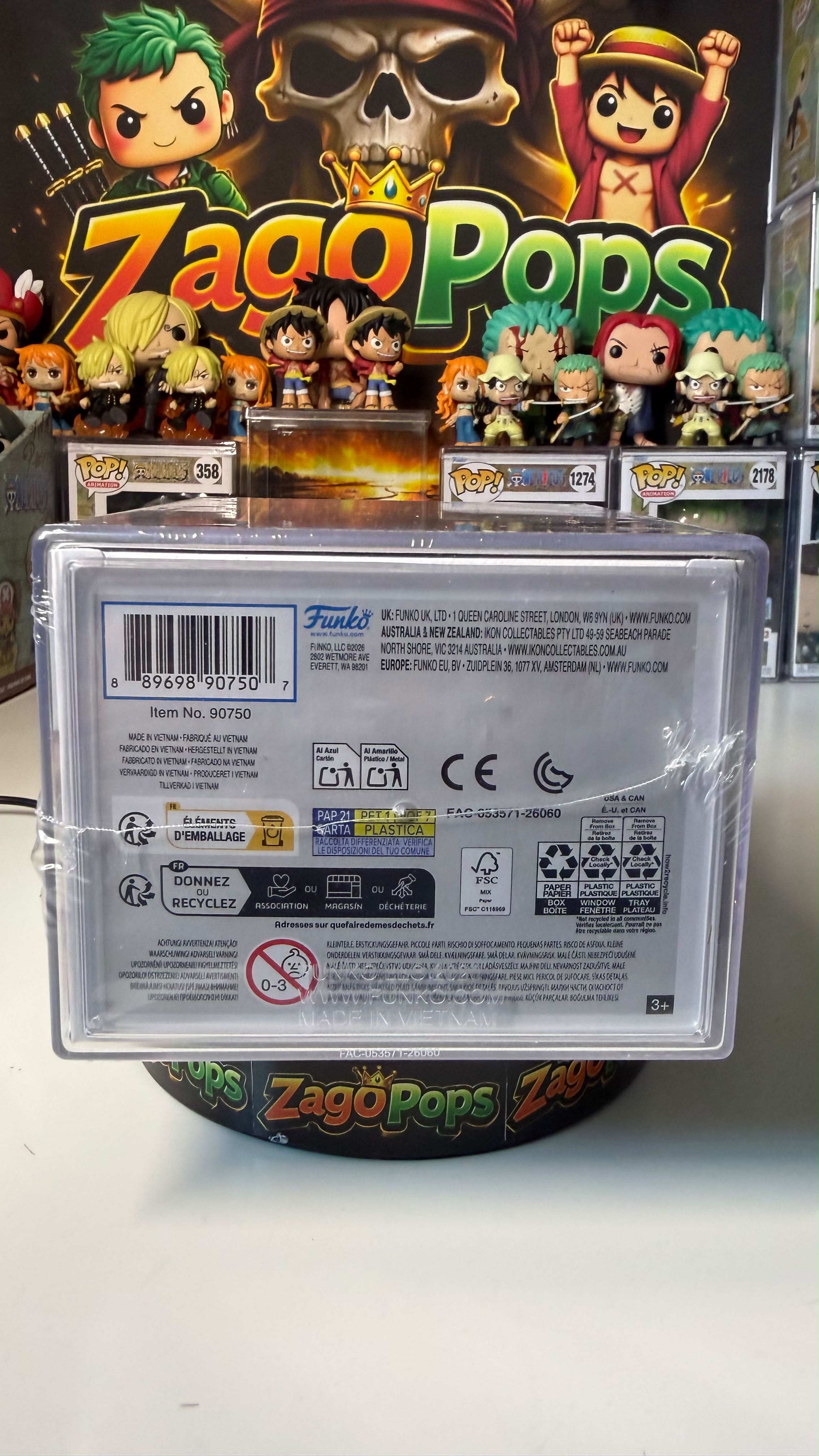 Funko Pop Jack Sparrow 1724 Limited Edition 3500pcs Pirates of the Caribbean