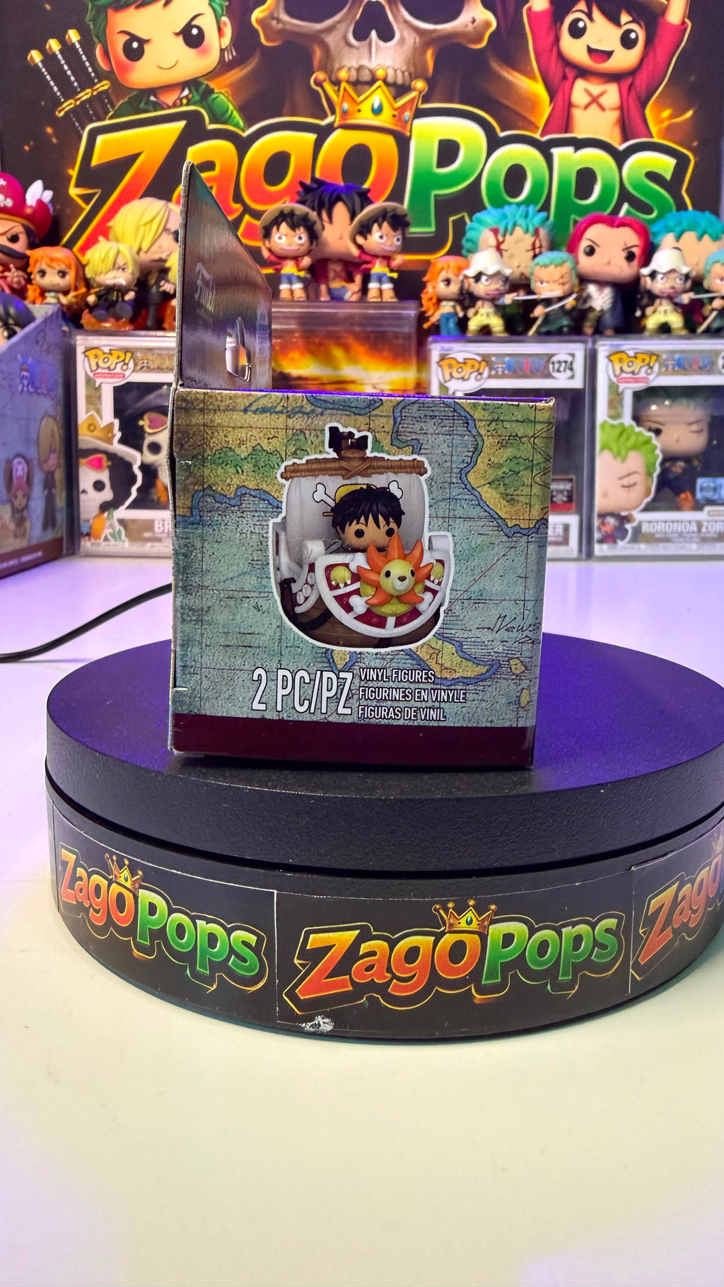 Bitty Pop Monkey D. Luffy and Thousand Sunny One Piece