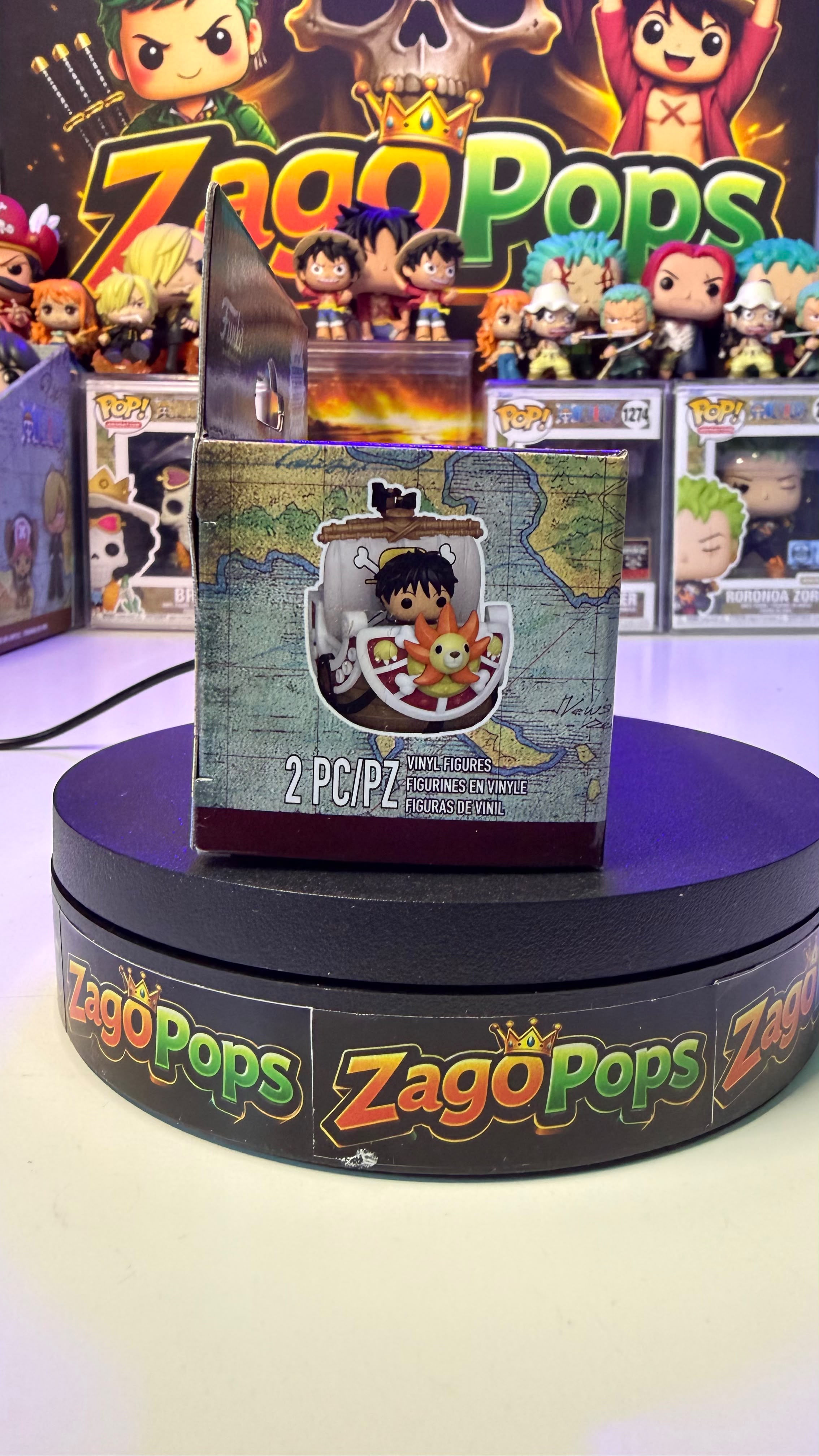 Bitty Pop Monkey D. Luffy and Thousand Sunny One Piece