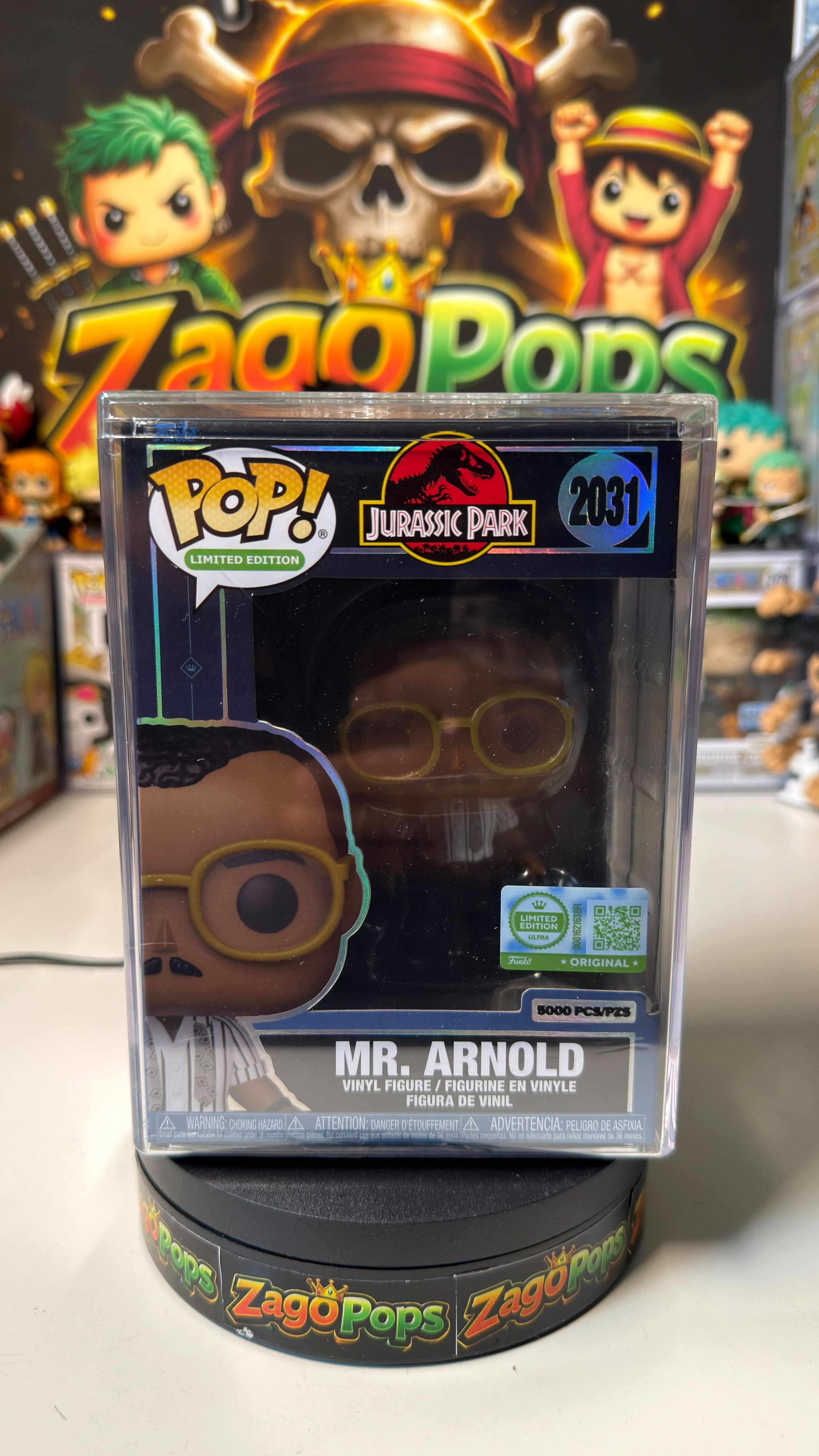 Funko Pop Mr.Arnold 2031 Jurassic Park Limited Edition 5000pcs